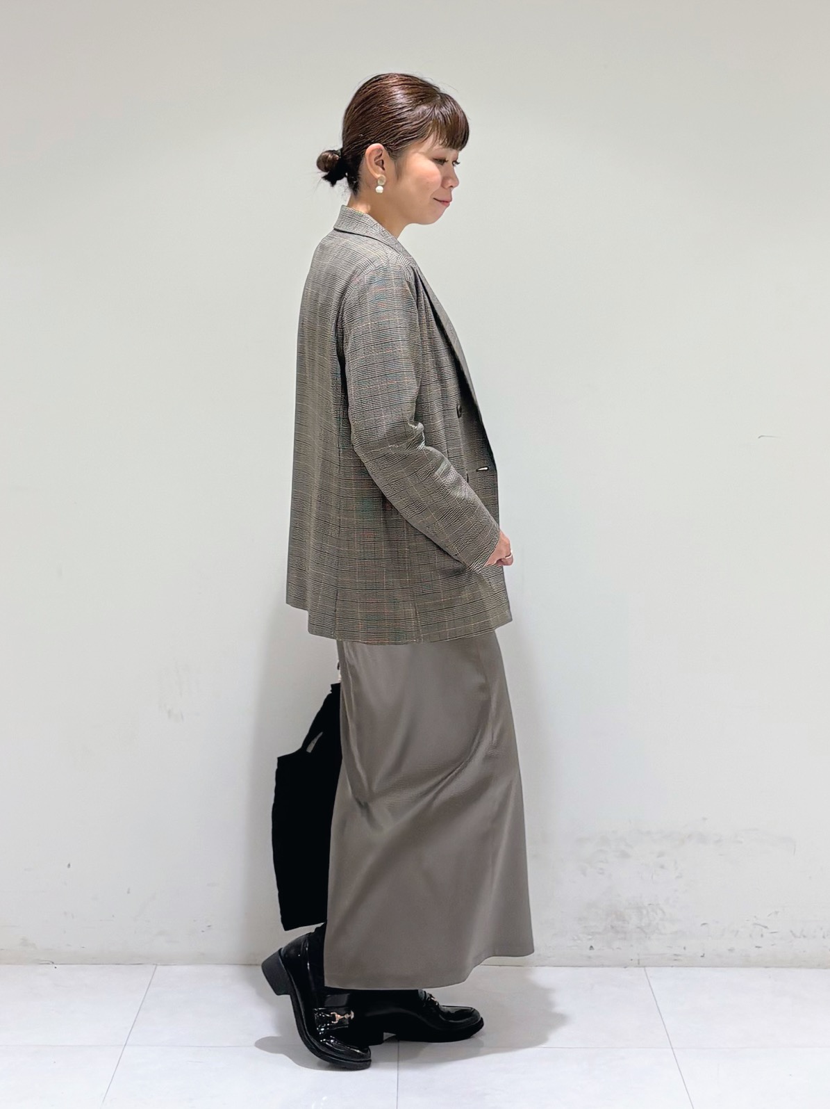 tsuyuさんの「INDIVI｜【洗濯機OK／ストレッチ◎】秋はじめのダブルジャケット」を使ったコーディネート
