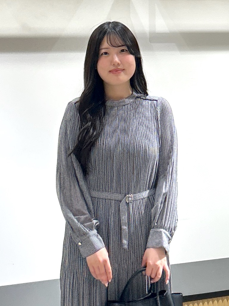 sayaさんの「OPAQUE.CLIP｜【XS-3Lサイズ】ジョーゼットアソートプリーツワンピース《洗濯機OK／防シワ／イージーアイロン》」を使ったコーディネート