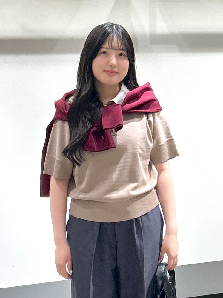 sayaさんの「OPAQUE.CLIP｜【UVケア／遮熱性】スナップボタンニットカーディガン《5col／洗濯機OK》」を使ったコーディネート
