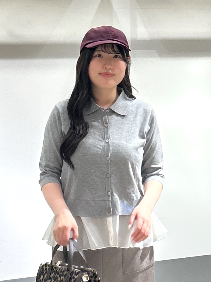 sayaさんの「OPAQUE.CLIP｜裾シアードッキングニット【洗濯機OK】」を使ったコーディネート
