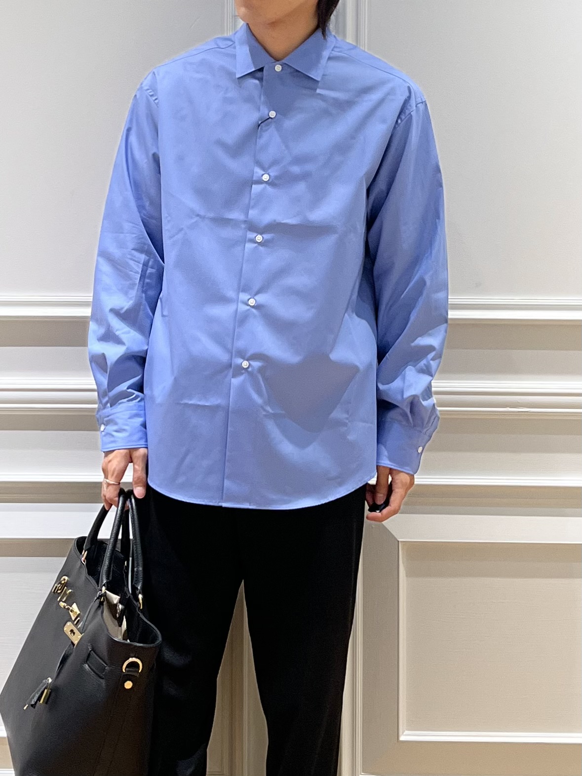 Watanabeさんの「DRESSTERIOR｜【干場義雅&times;MOVB&times;DRESSTERIOR】シドグラスシャツ」を使ったコーディネート