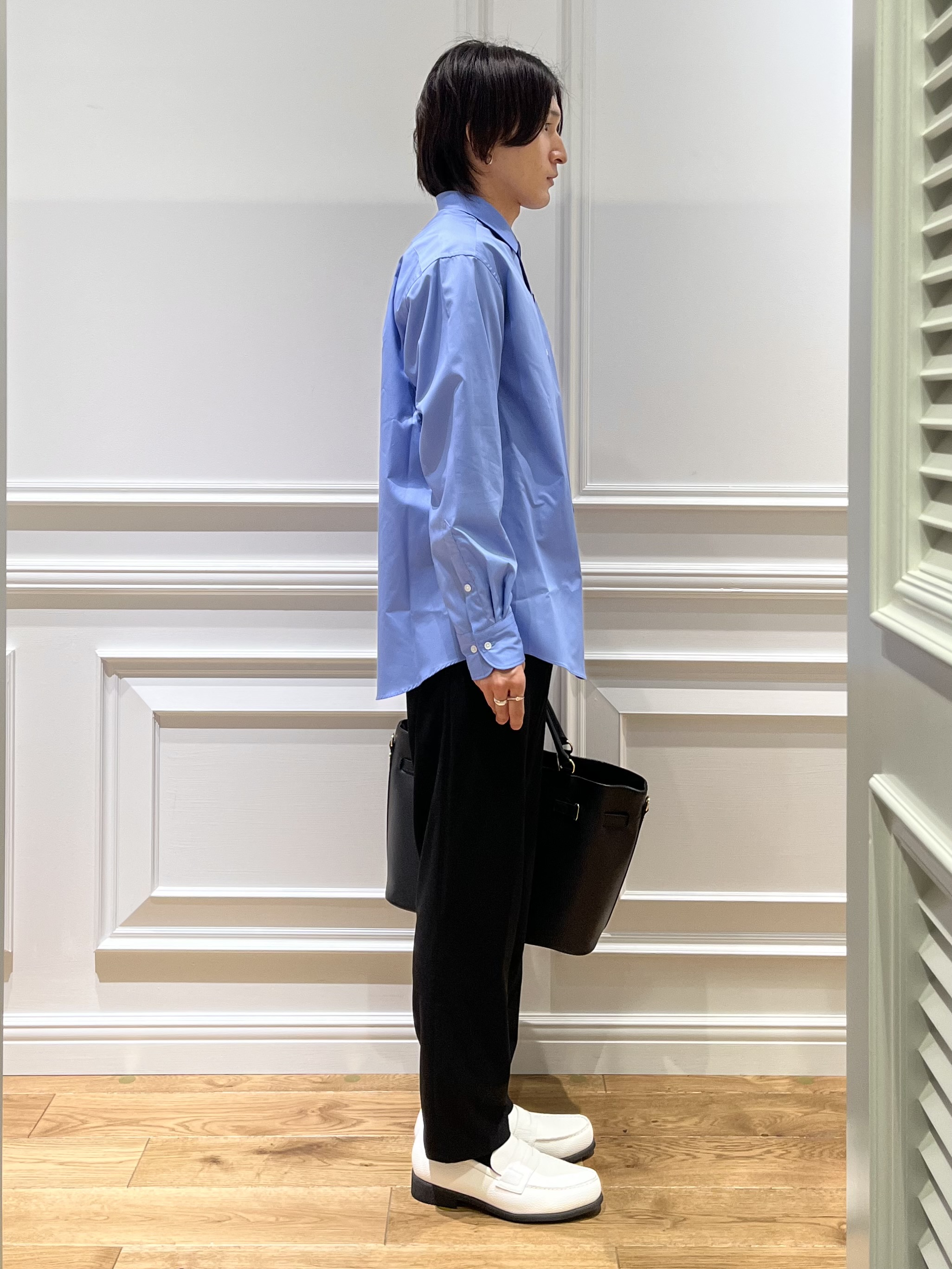 Watanabeさんの「DRESSTERIOR｜【干場義雅&times;MOVB&times;DRESSTERIOR】シドグラスシャツ」を使ったコーディネート