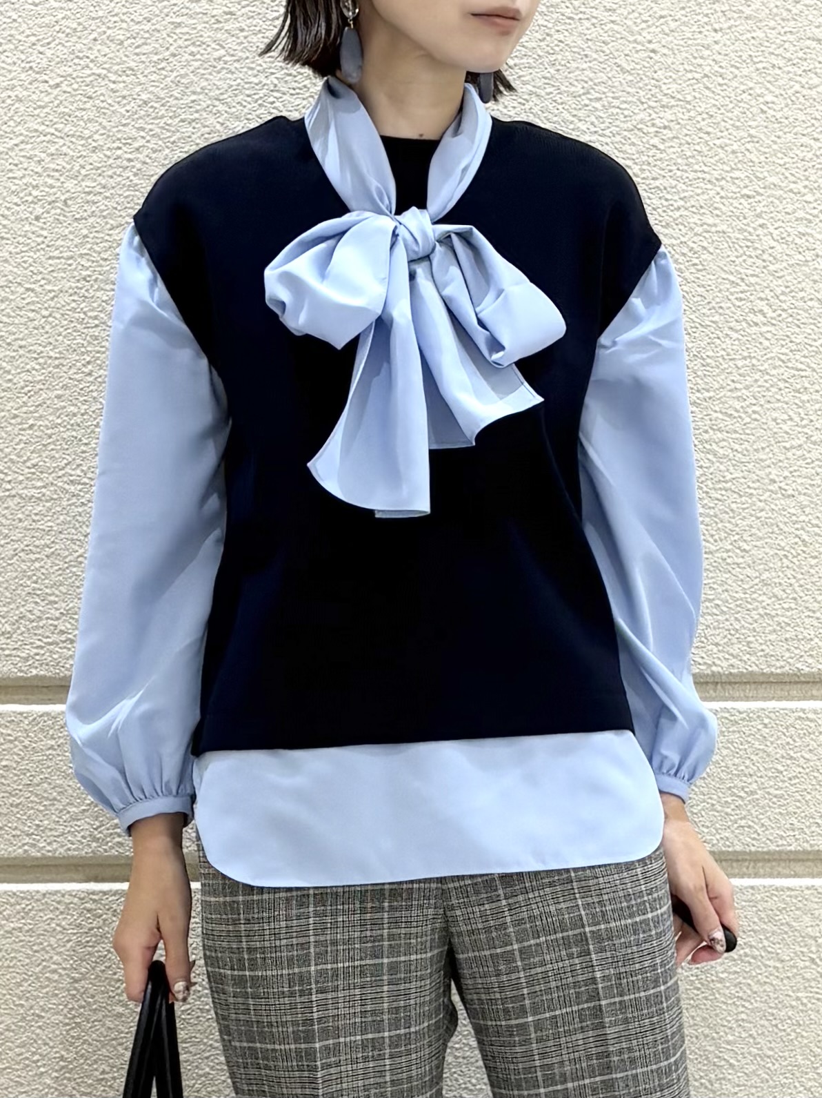 Takahashiさんの「COUP DE CHANCE｜【手洗い可／日本製／】 レイヤード風トップス」を使ったコーディネート