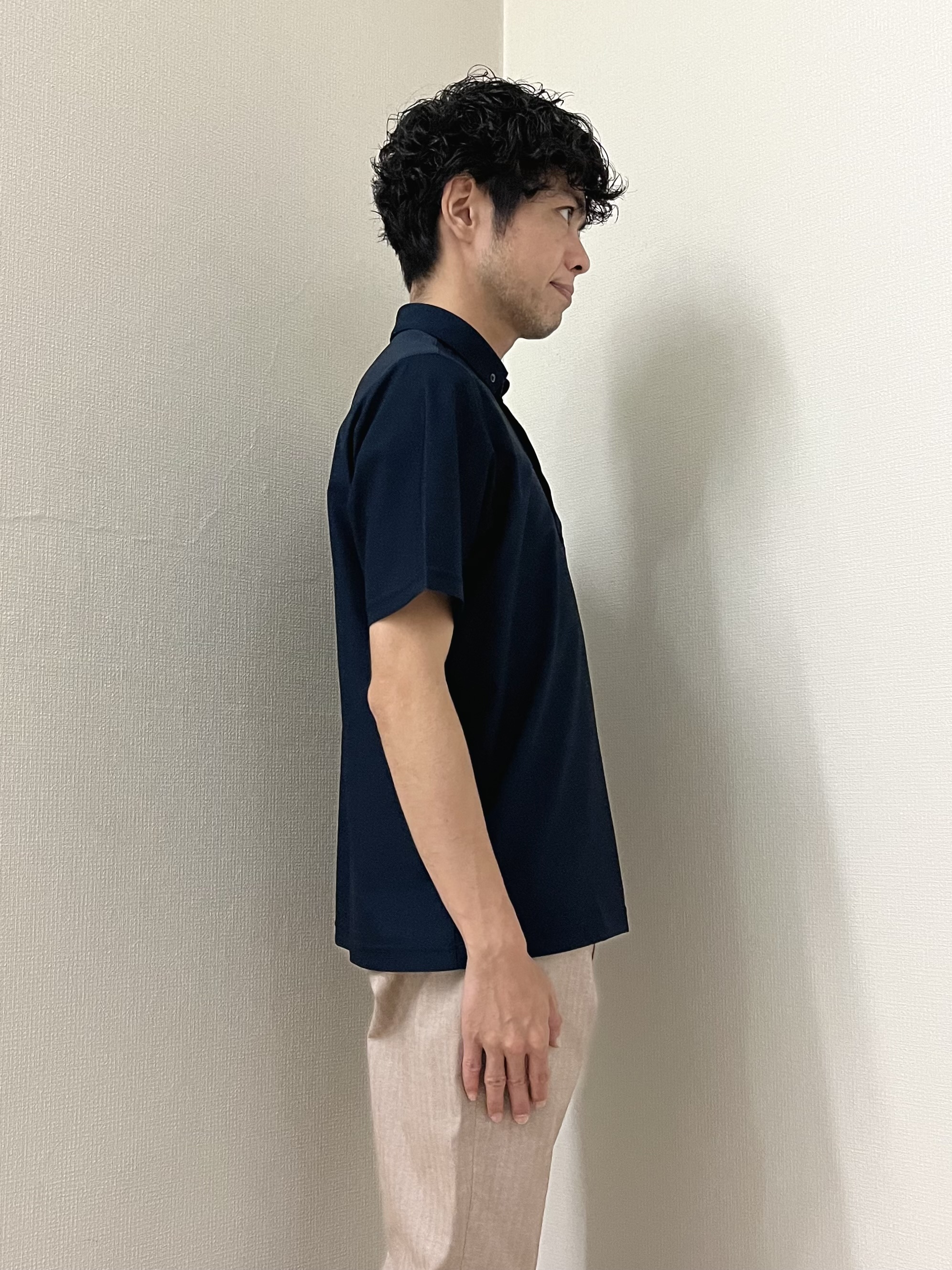 URAさんの「TAKEO KIKUCHI｜【通気性】AIR TOOL ポロシャツ」を使ったコーディネート