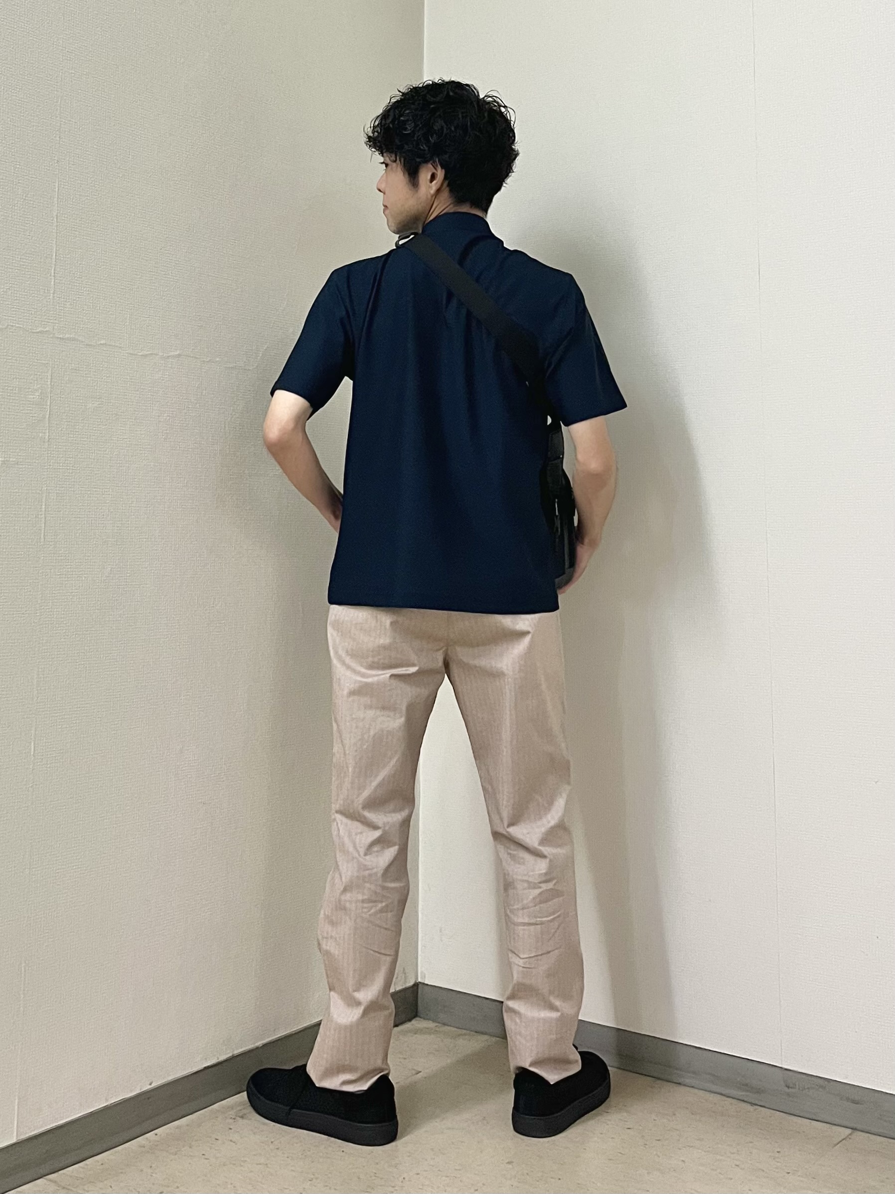 URAさんの「TAKEO KIKUCHI｜【通気性】AIR TOOL ポロシャツ」を使ったコーディネート