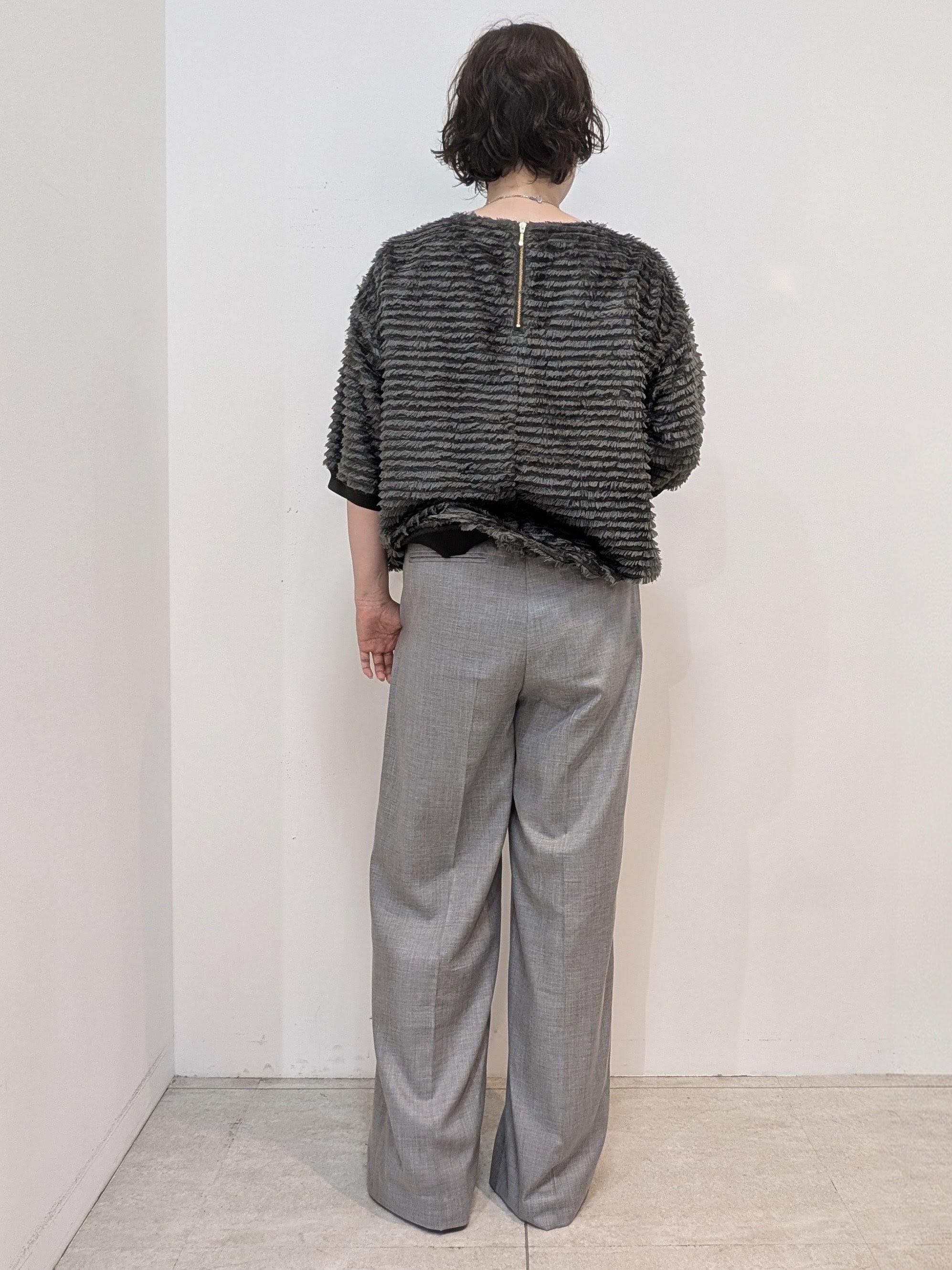 いこさんの「UNTITLED｜【秋映え/体型カバー】フェザージャガードプルオーバー」を使ったコーディネート
