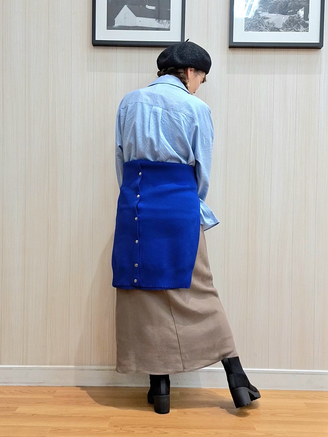 Saoさんの「SHOO･LA･RUE｜【セットアップ可/洗濯機可】軽やかに羽織れる スポンディッシュ ニットカーディガン」を使ったコーディネート