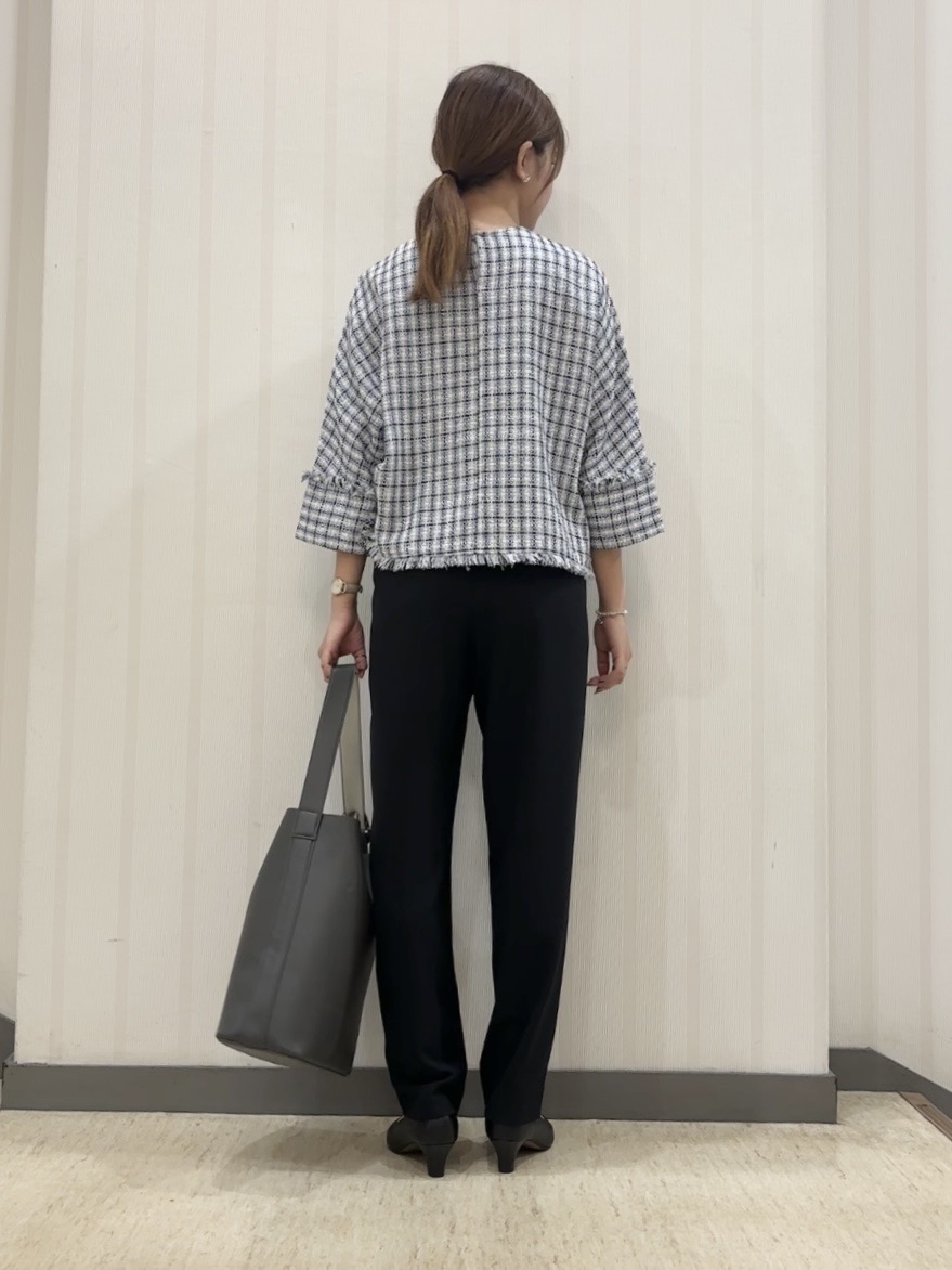 ちひさんの「INDIVI｜【着る日傘】イージーテーパードパンツ」を使ったコーディネート
