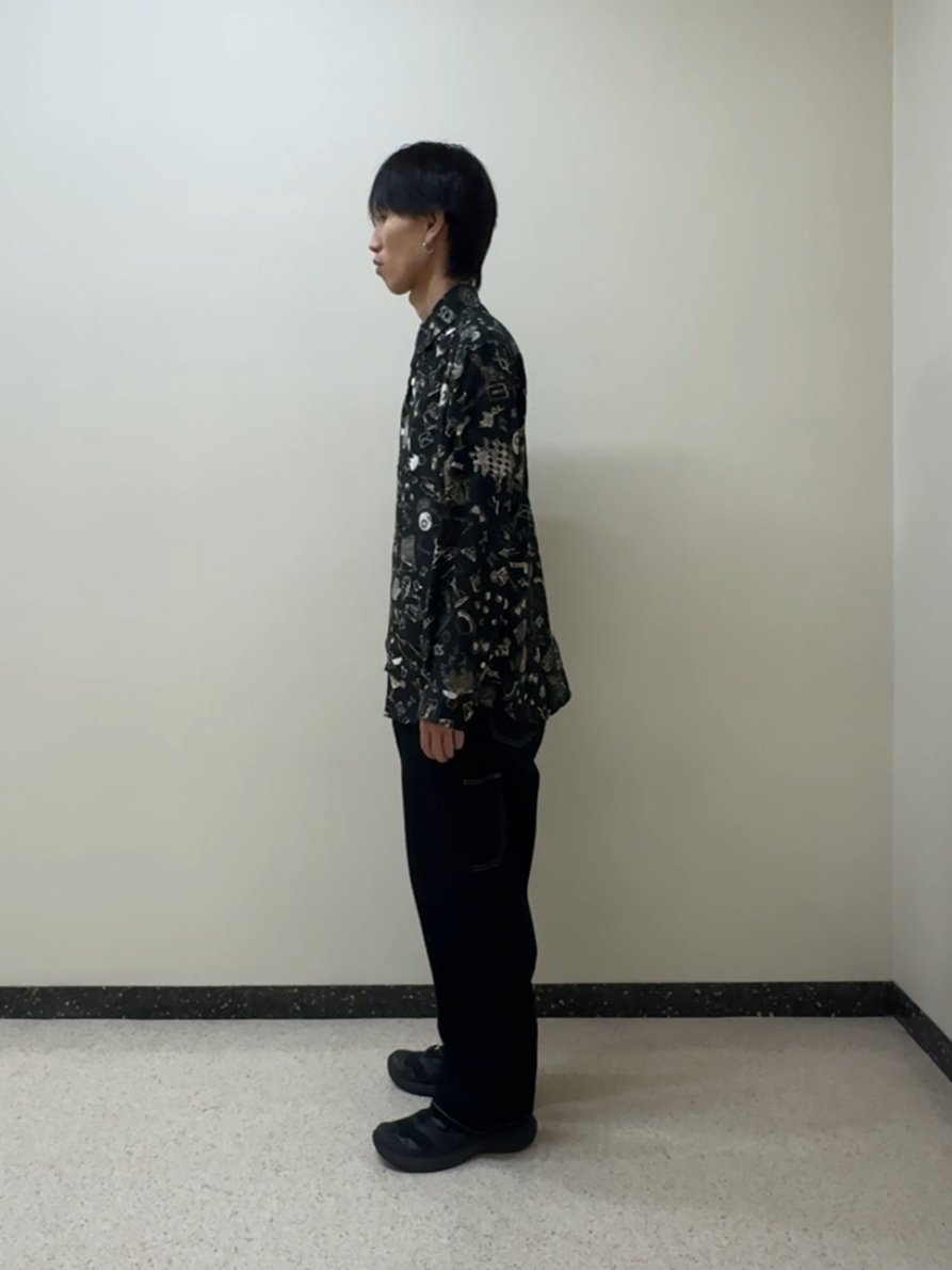 平畑慶さんの「TAKEO KIKUCHI｜【BOWLER HAT LABEL】エクスプローラー 11ozカラーデニム」を使ったコーディネート