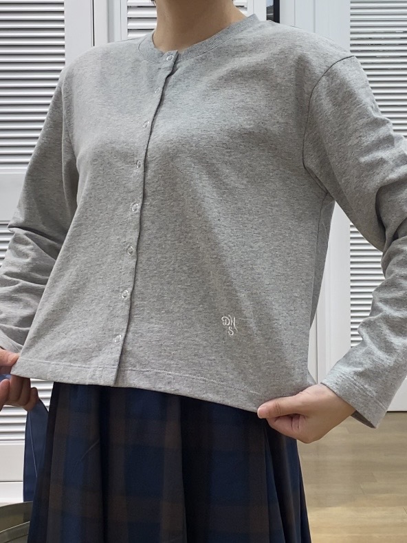 Hamaさんの「Dessin｜リングスナップミニ裏毛カーディガン」を使ったコーディネート