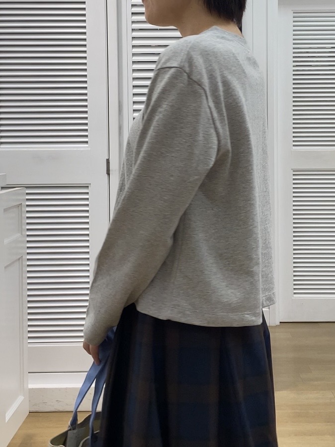 Hamaさんの「Dessin｜リングスナップミニ裏毛カーディガン」を使ったコーディネート