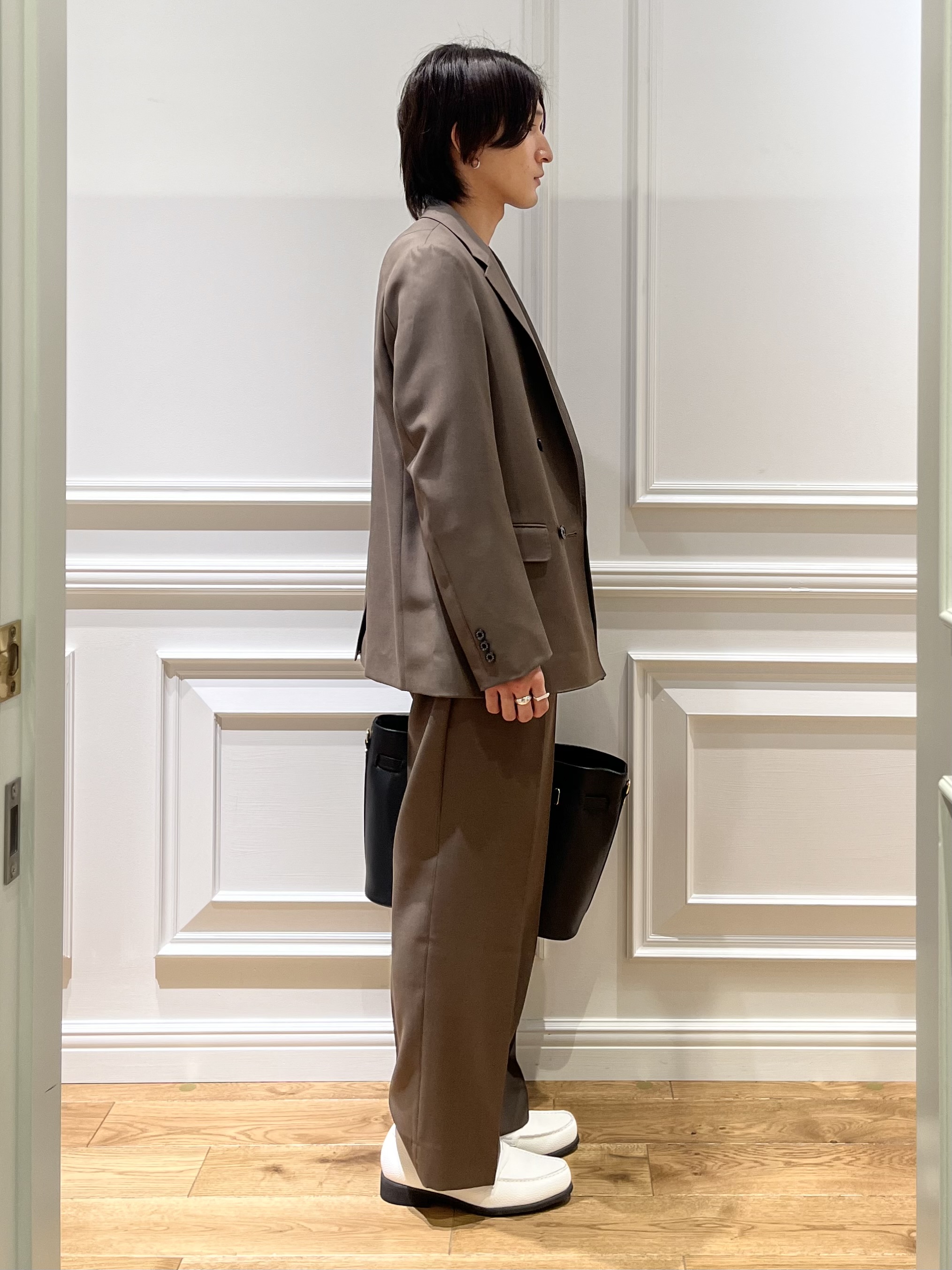 Watanabeさんの「DRESSTERIOR｜【セットアップ可】イージーケア ウールブレンドジャケット」を使ったコーディネート