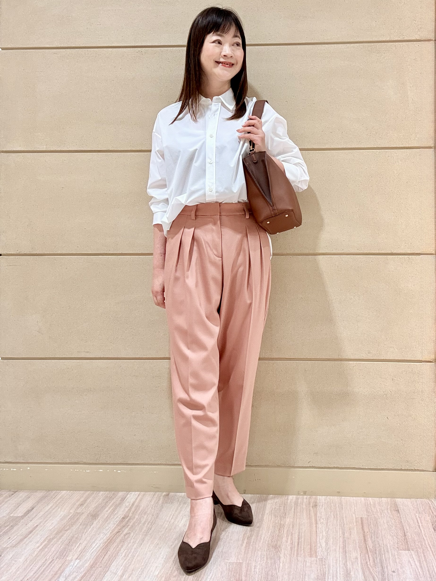 Marさんの「Reflect｜【羽織◎】オフボディシルエットシャツ」を使ったコーディネート