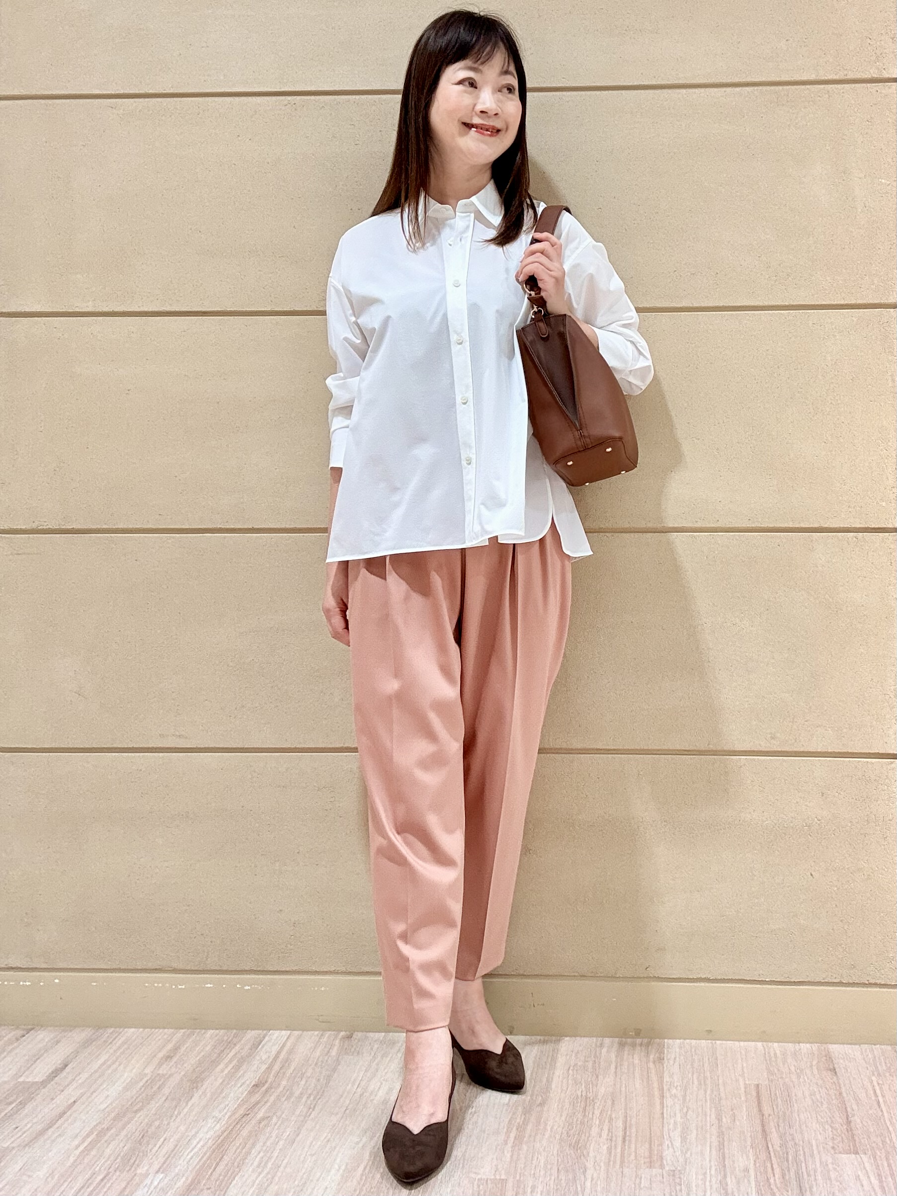 Marさんの「Reflect｜【羽織◎】オフボディシルエットシャツ」を使ったコーディネート