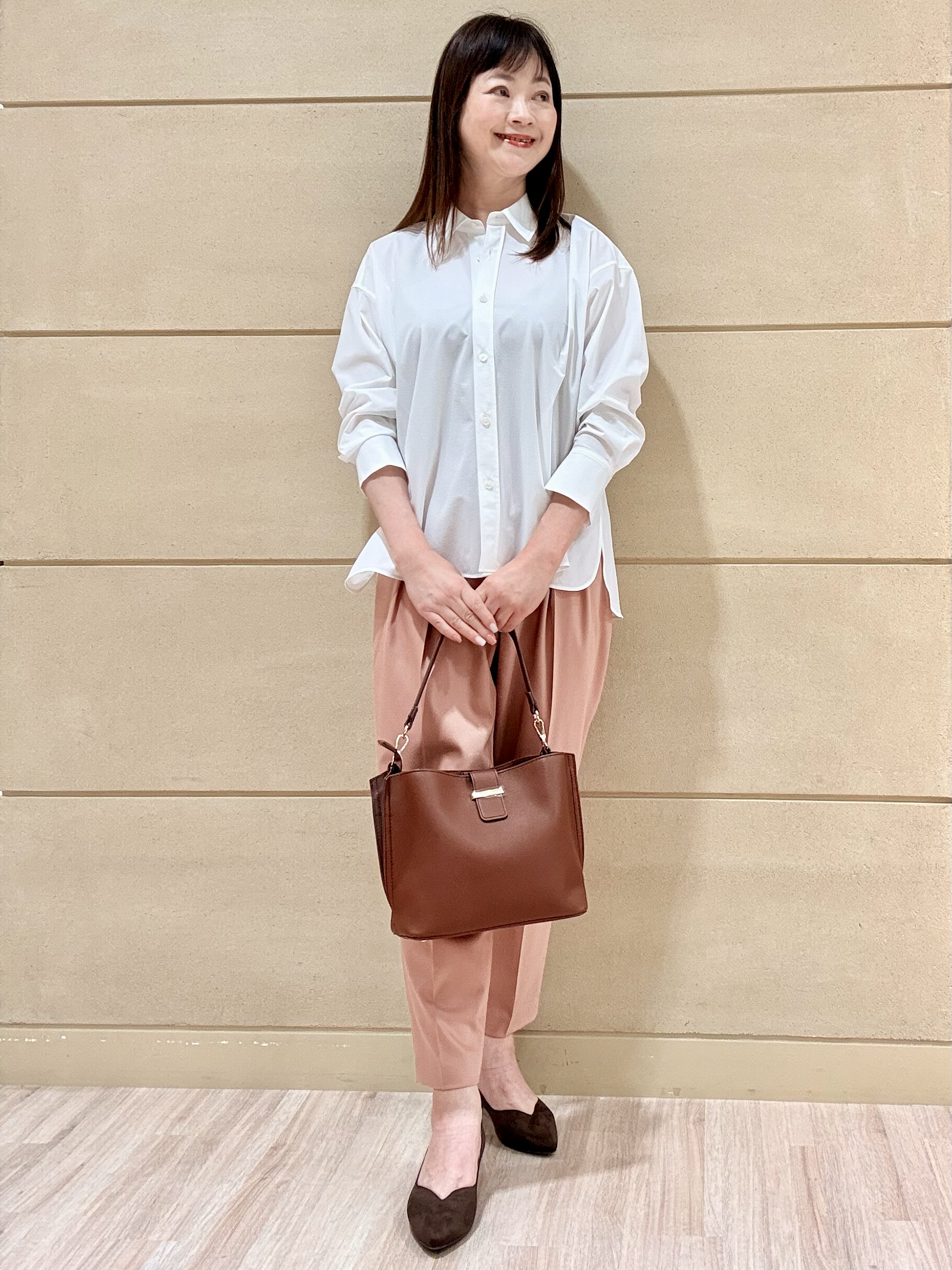 Marさんの「Reflect｜【羽織◎】オフボディシルエットシャツ」を使ったコーディネート