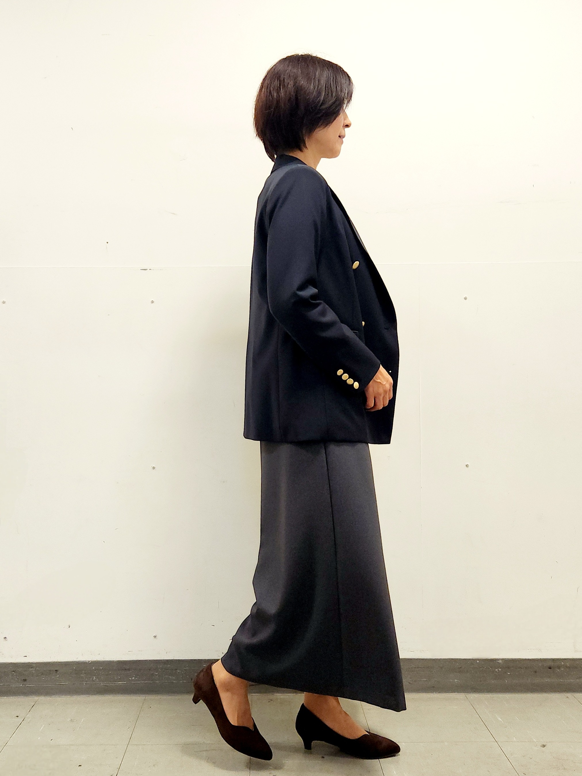 mayumayuさんの「Reflect｜【通勤】ダブルブレザージャケット」を使ったコーディネート