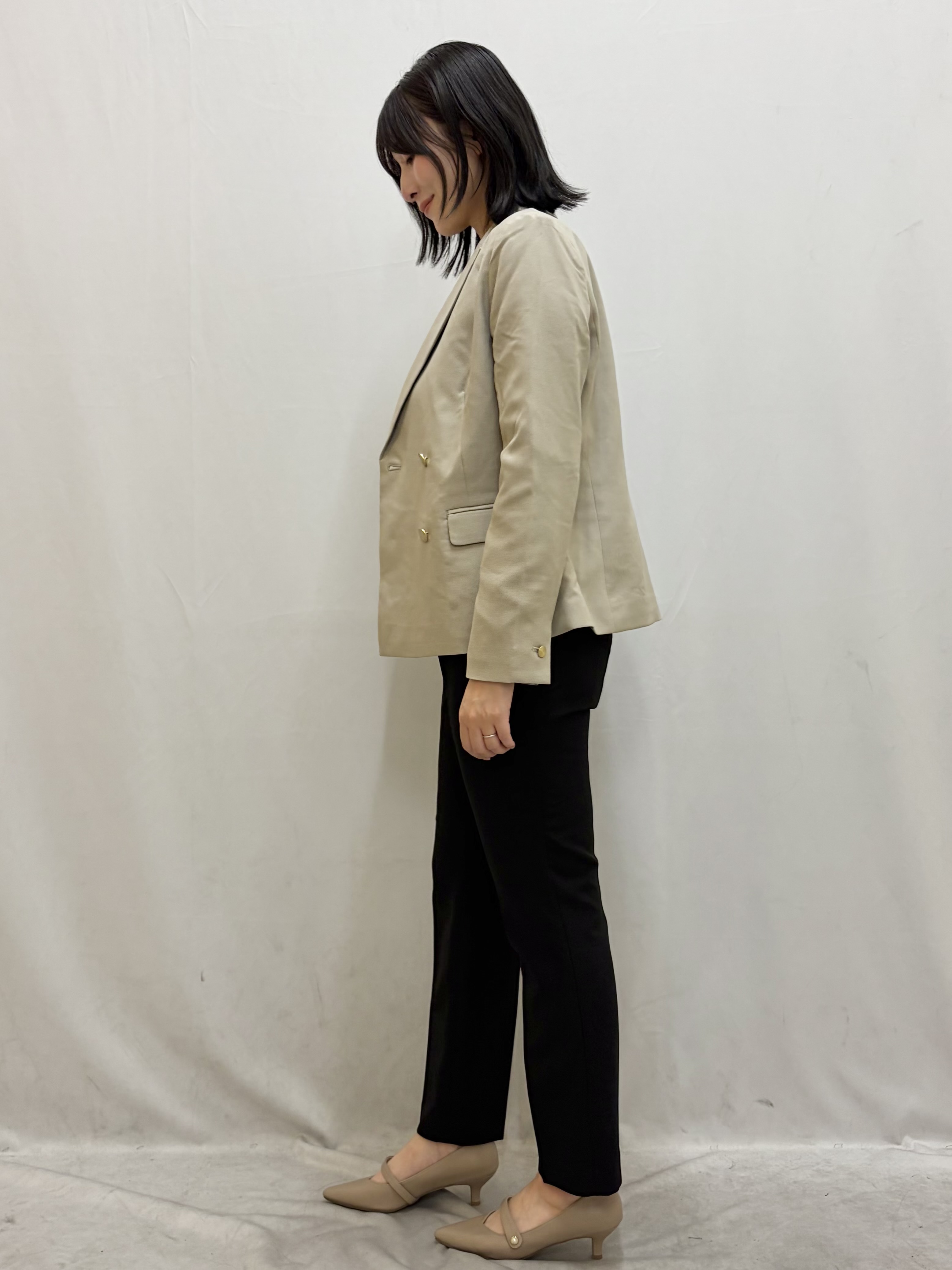 kasumiさんの「index｜【セットアップ対応】ダブルブレストジャケット《洗濯機OK／イージーアイロン／防シワ》」を使ったコーディネート