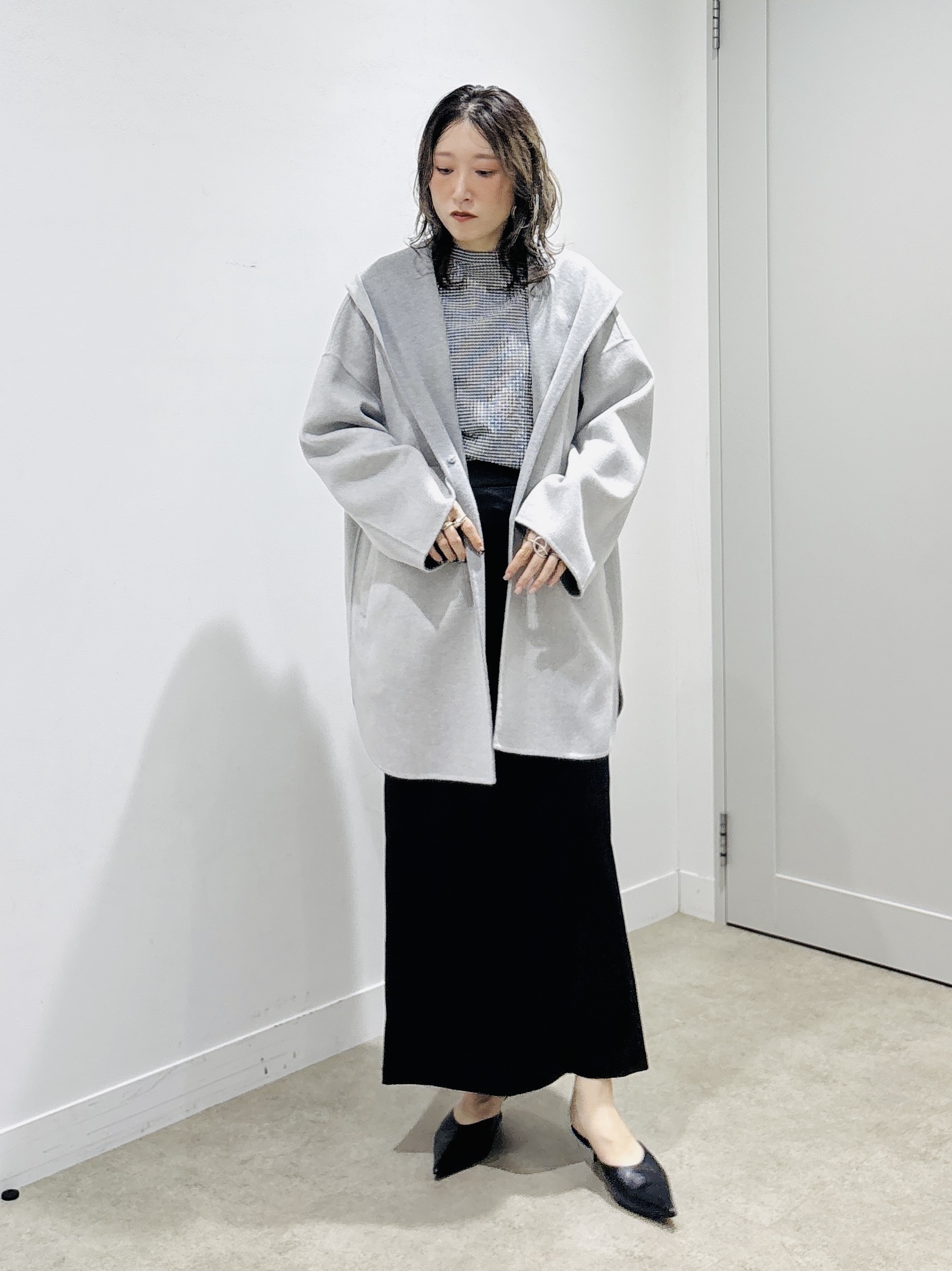 kotakiさんの「INDIVI｜【初秋にピッタリ！／洗える】凹凸素材ミニスタンドトップス」を使ったコーディネート