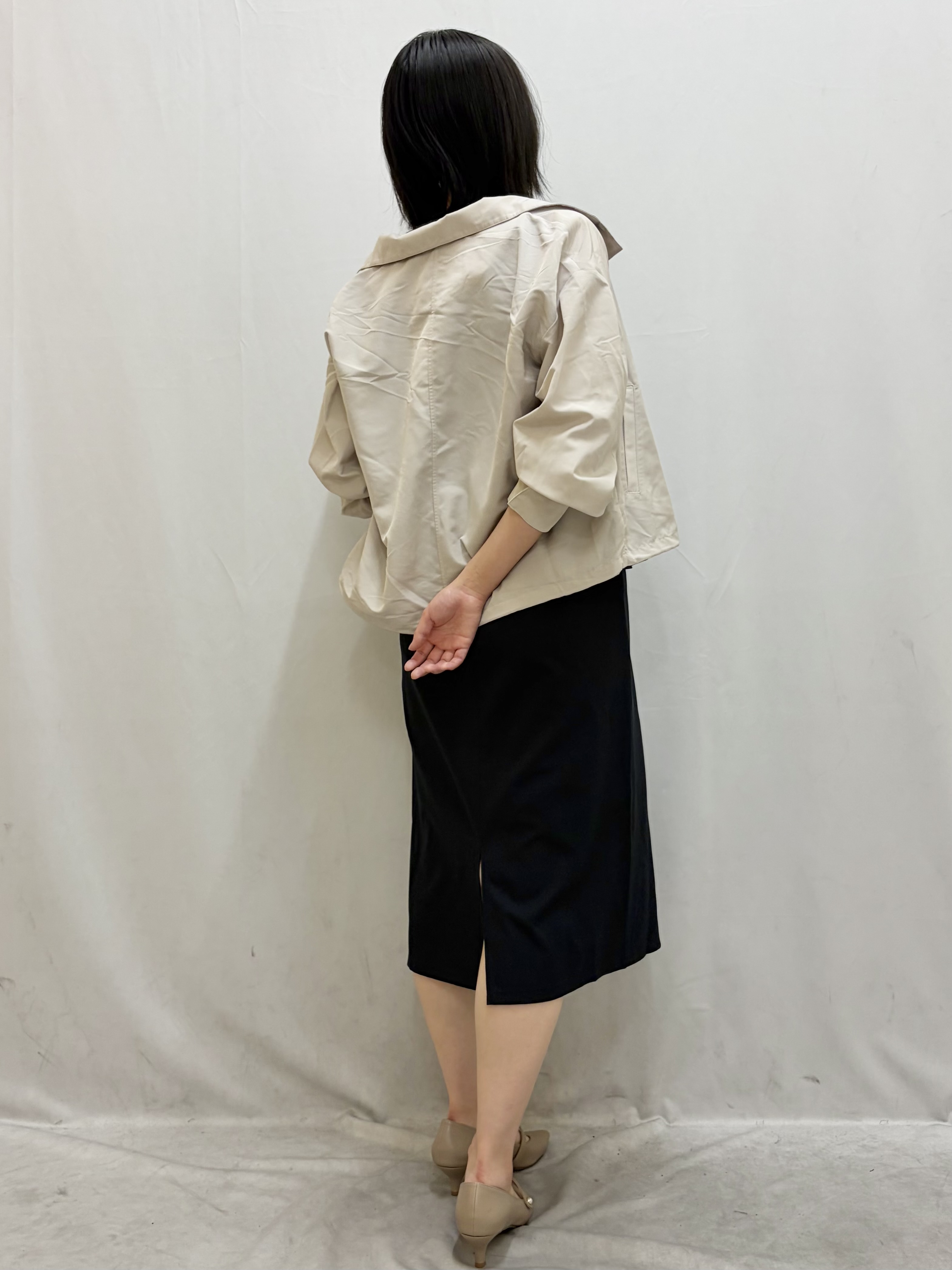 kasumiさんの「index｜【防シワ】スタンドパフブルゾン《洗濯機OK》」を使ったコーディネート