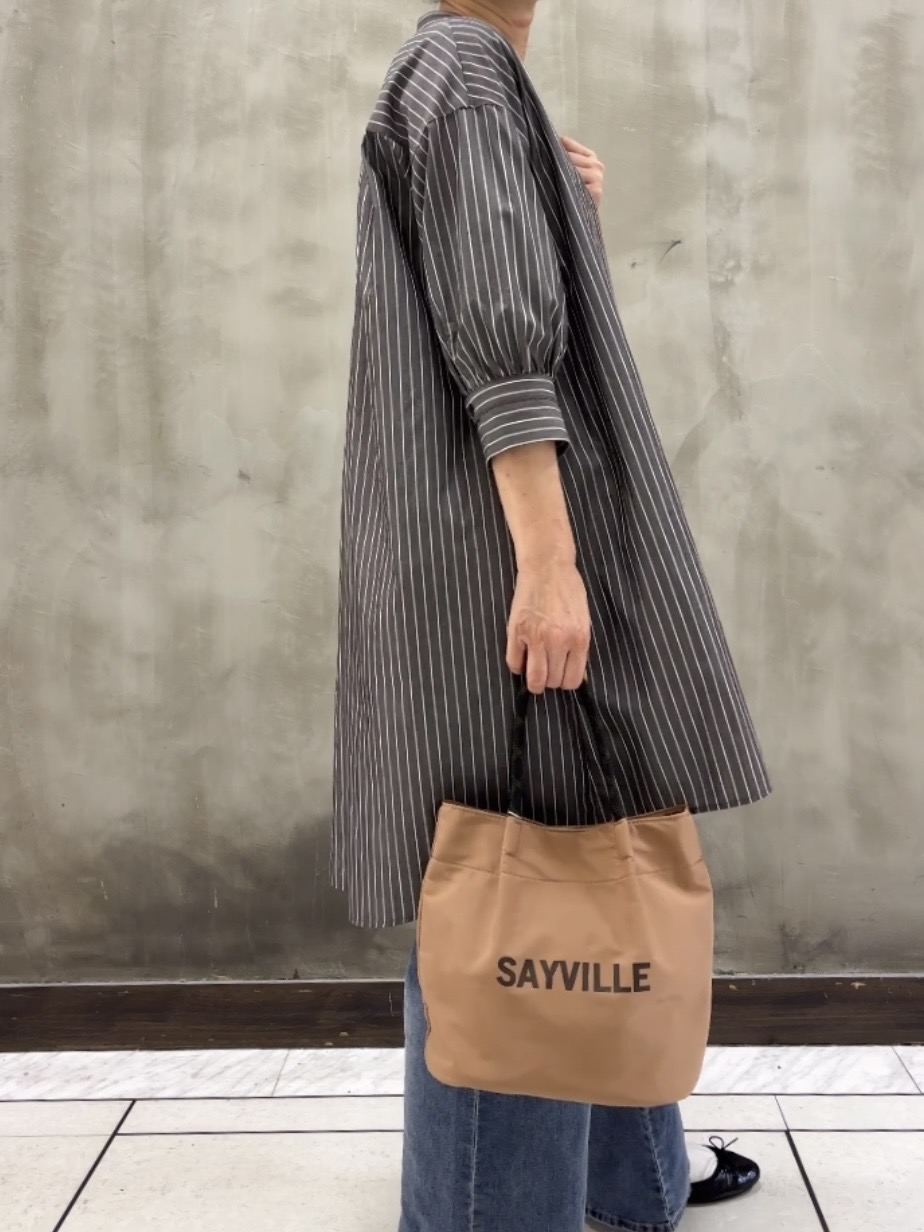 Yasucoさんの「Dessin｜【UVカット】チュニックストライプシャツ6分袖」を使ったコーディネート