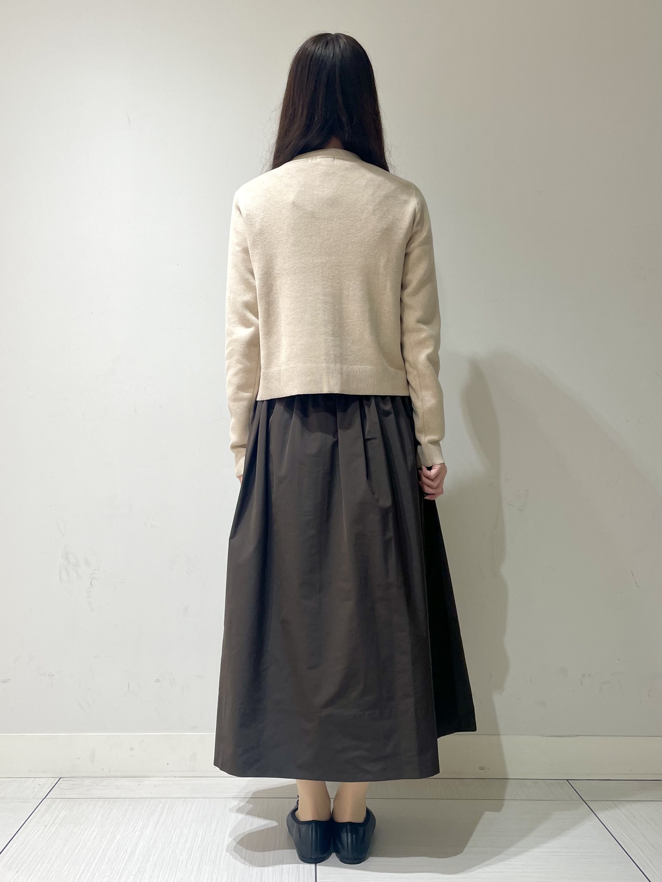 ことさんの「DRESSTERIOR｜【5色展開/ウォッシャブル】コットンカシミヤカーディガン」を使ったコーディネート