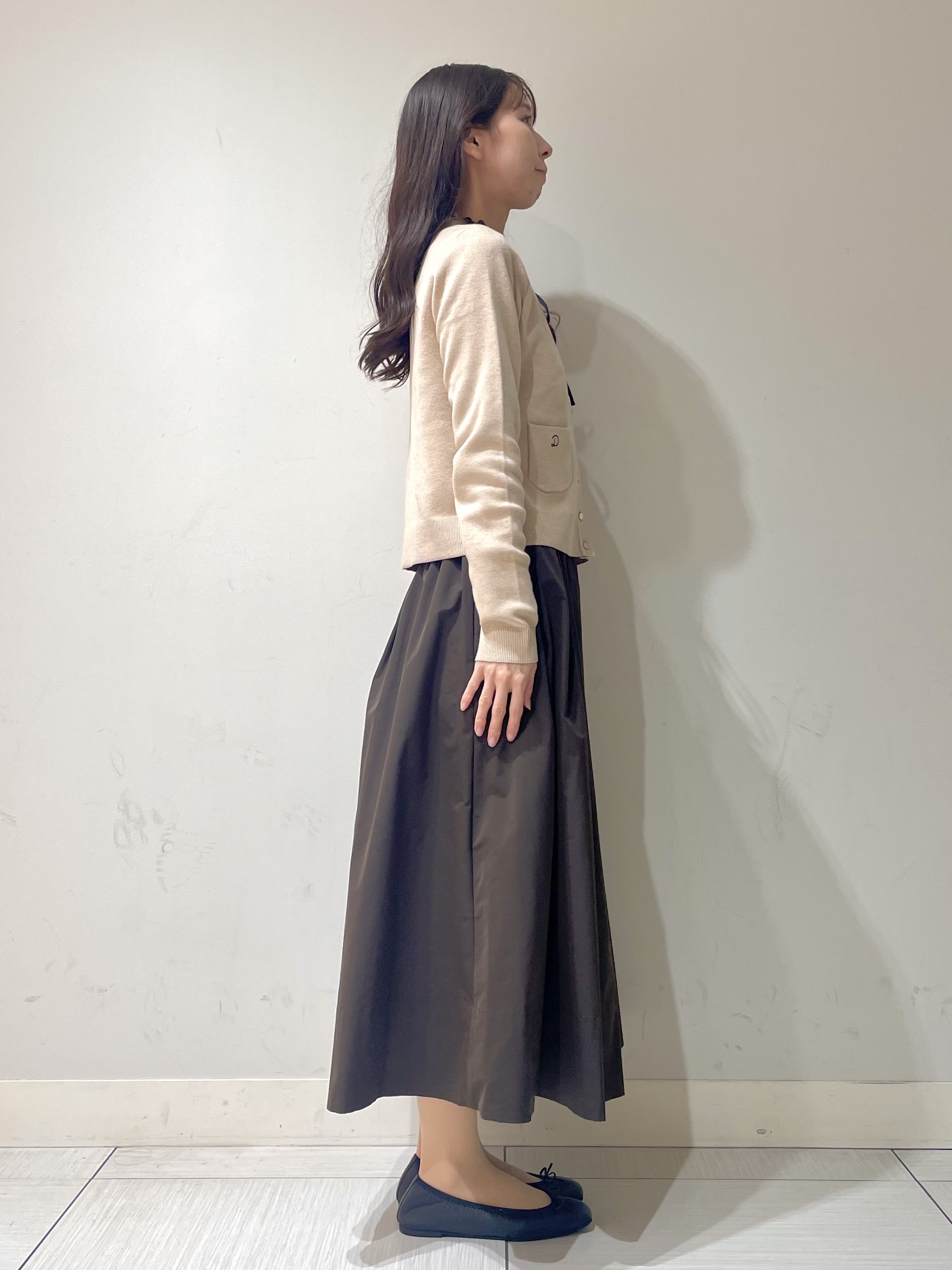 ことさんの「DRESSTERIOR｜【5色展開/ウォッシャブル】コットンカシミヤカーディガン」を使ったコーディネート