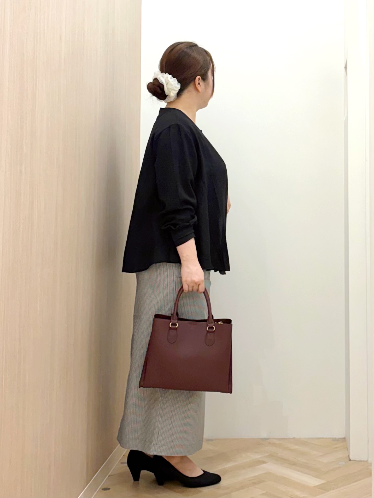 akariさんの「grove｜シアーシャツカーディガン」を使ったコーディネート