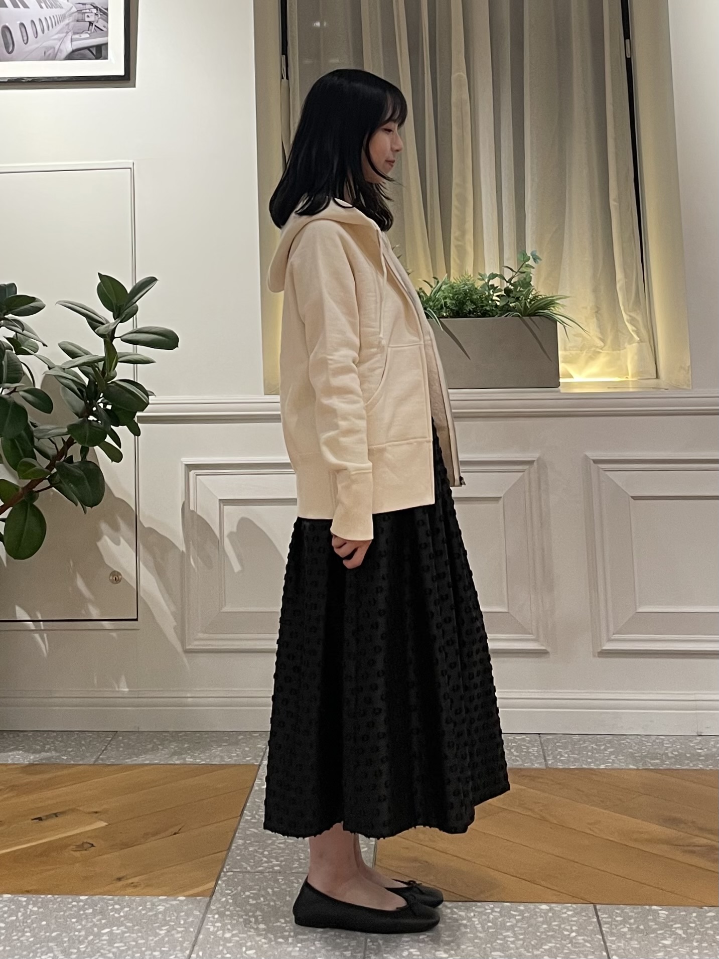Lilyさんの「DRESSTERIOR｜デキシー吊裏毛ジップアップパーカ」を使ったコーディネート