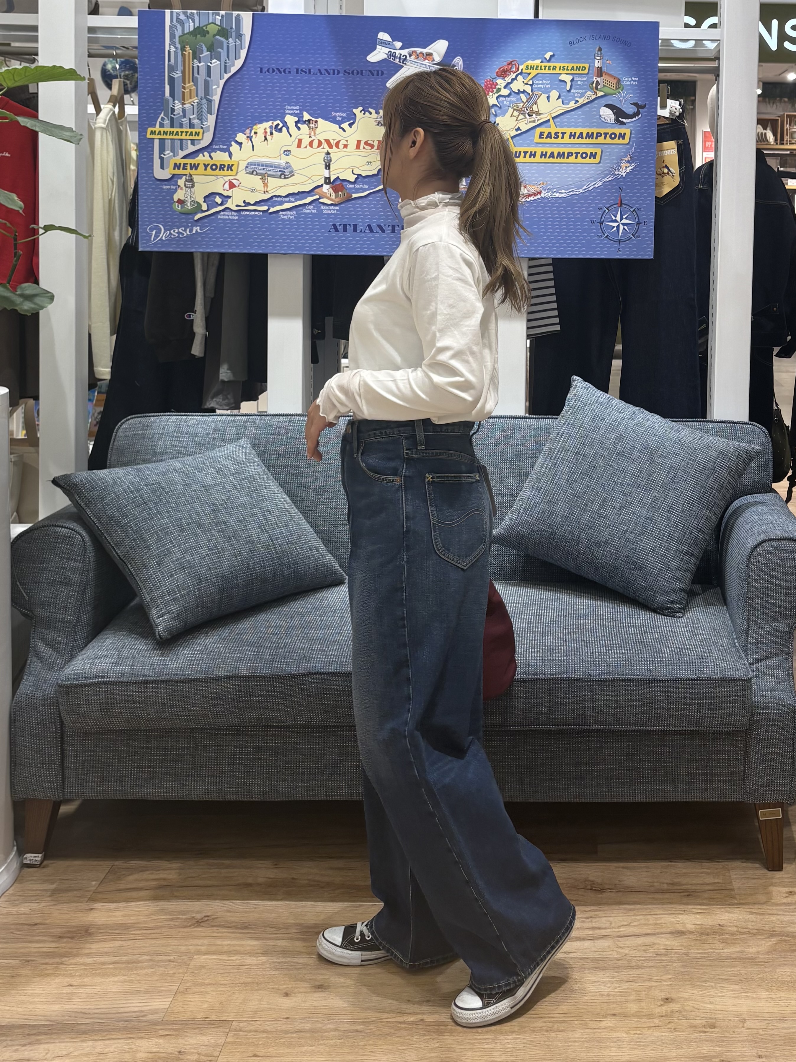 yuinaさんの「Dessin｜フェイクファージレ」を使ったコーディネート
