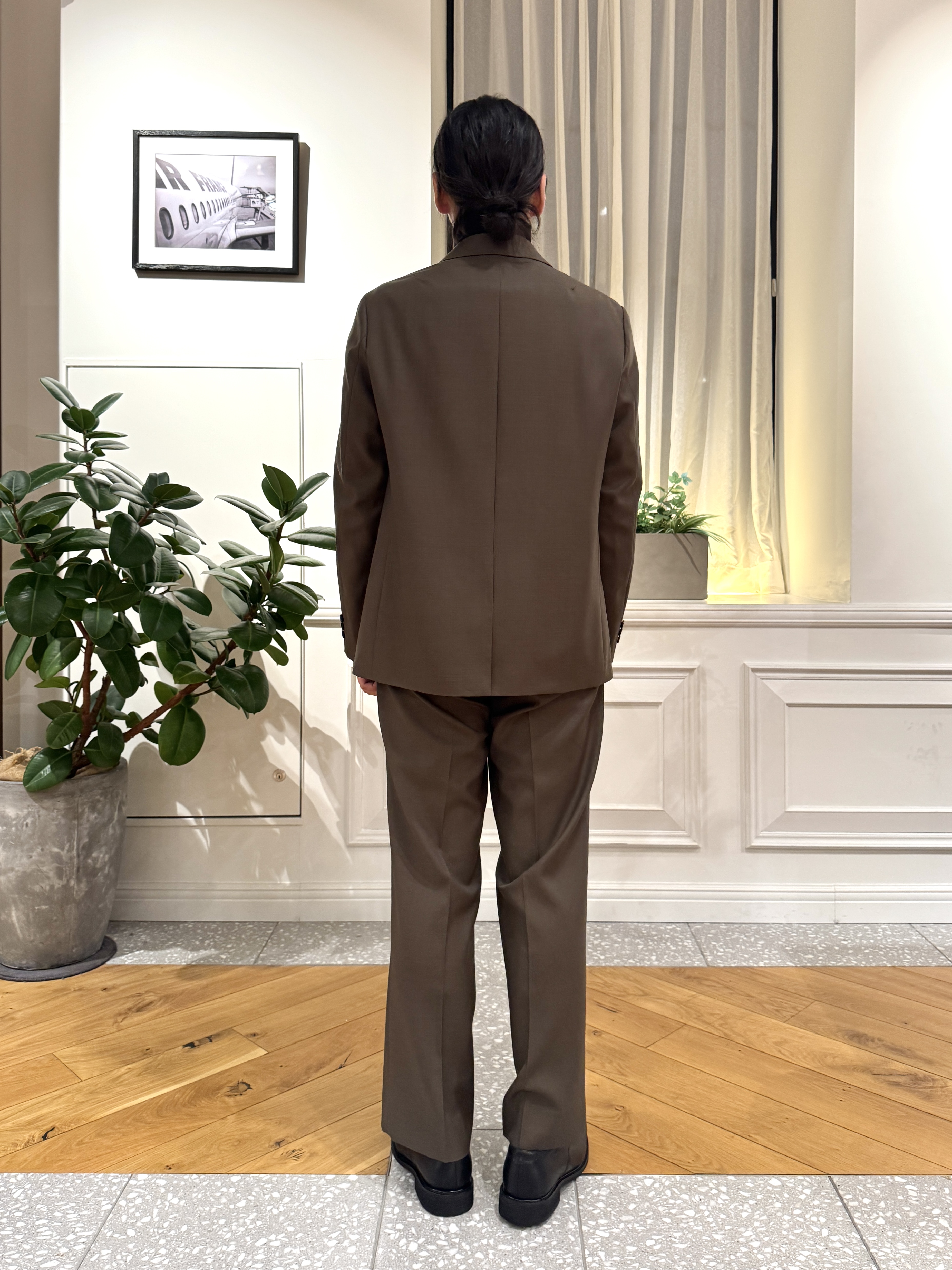 kawarataniさんの「DRESSTERIOR｜【セットアップ可】イージーケア ウールブレンドジャケット」を使ったコーディネート