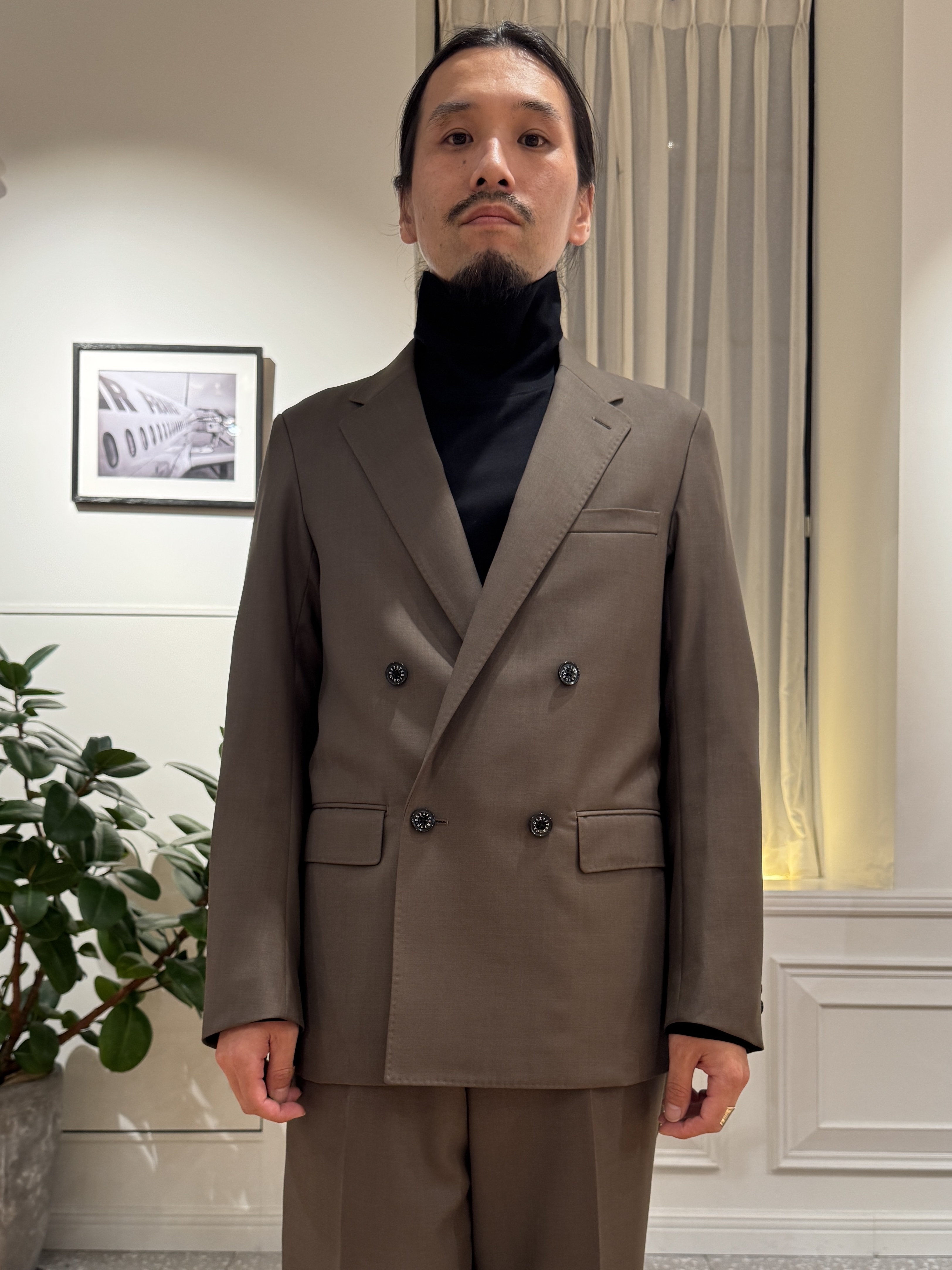 kawarataniさんの「DRESSTERIOR｜【セットアップ可】イージーケア ウールブレンドジャケット」を使ったコーディネート