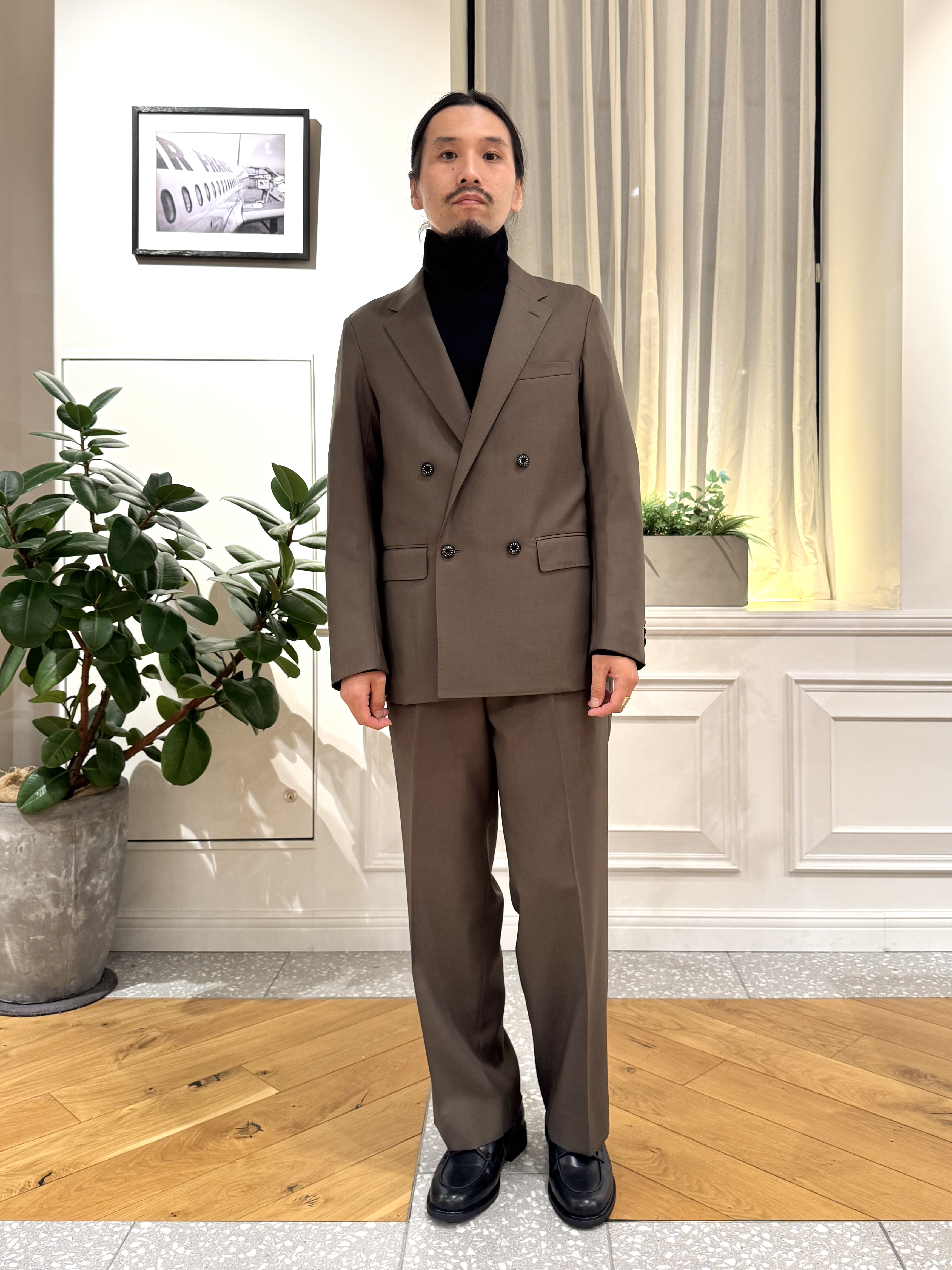 kawarataniさんの「DRESSTERIOR｜【セットアップ可】イージーケア ウールブレンドジャケット」を使ったコーディネート