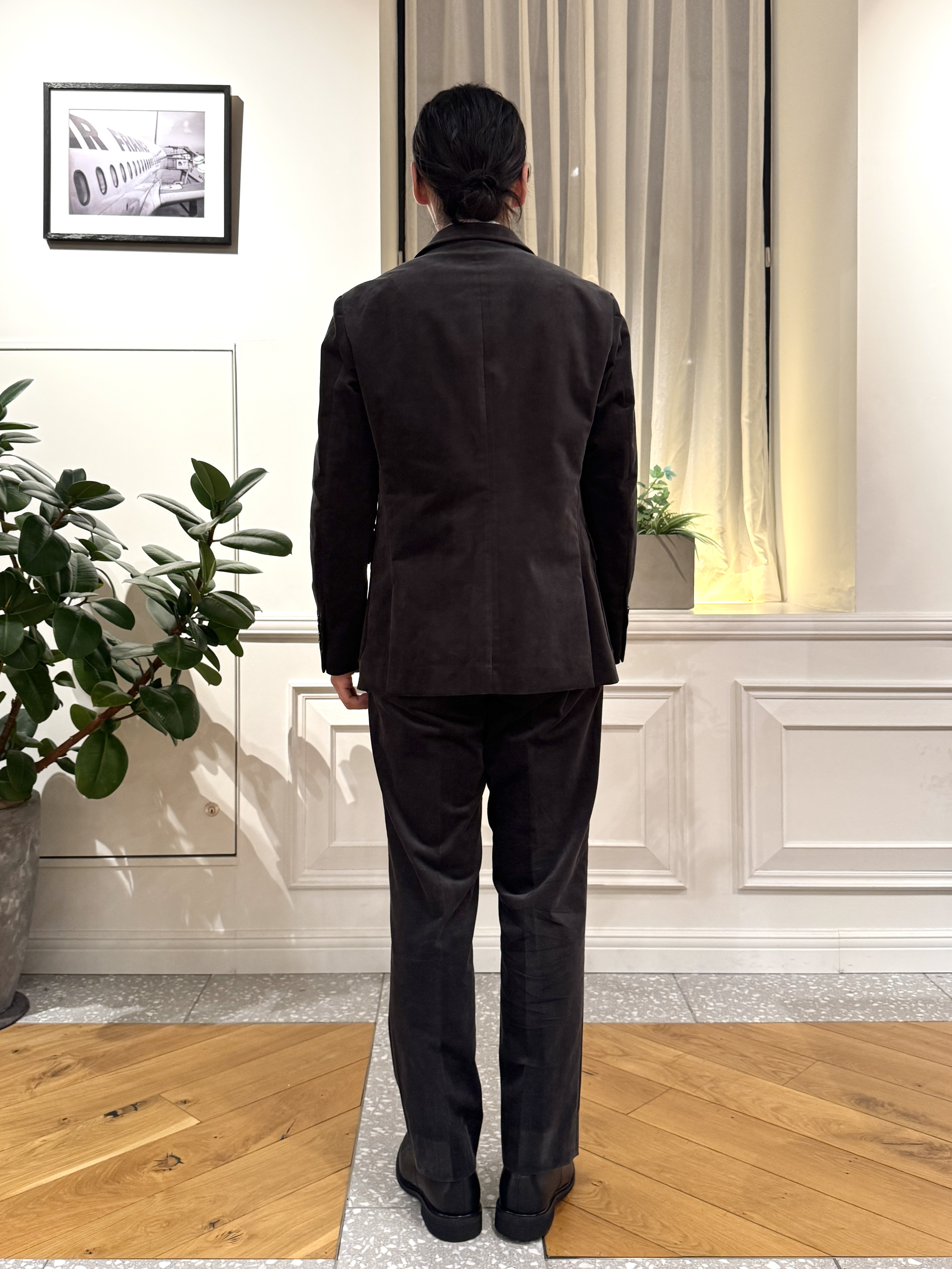 kawarataniさんの「DRESSTERIOR｜【セットアップ可】ストレッチ カルゼジャケット」を使ったコーディネート