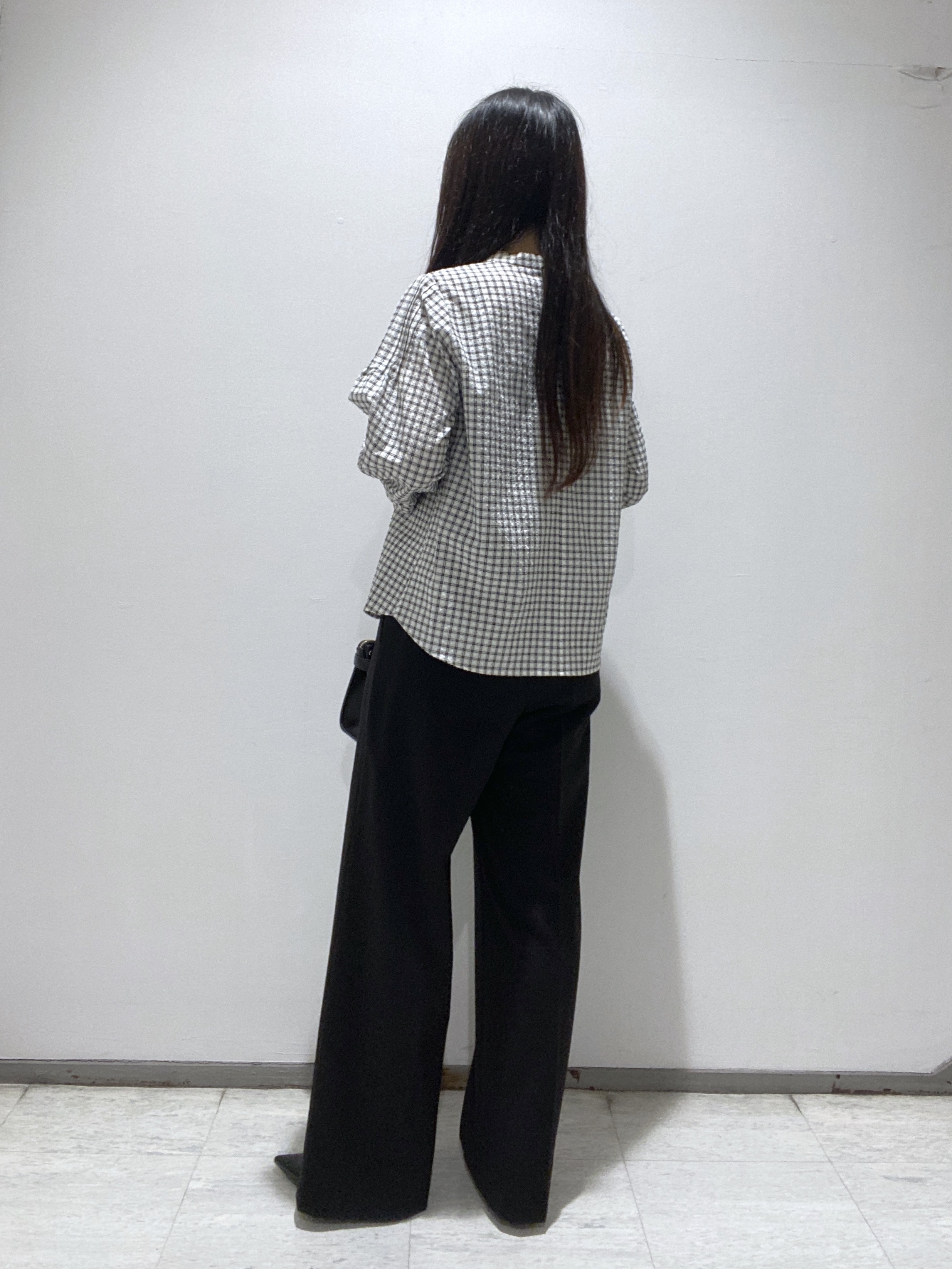 meiさんの「INDIVI｜【UVケア／吸汗速乾】凹凸素材ミニスタンドトップス」を使ったコーディネート