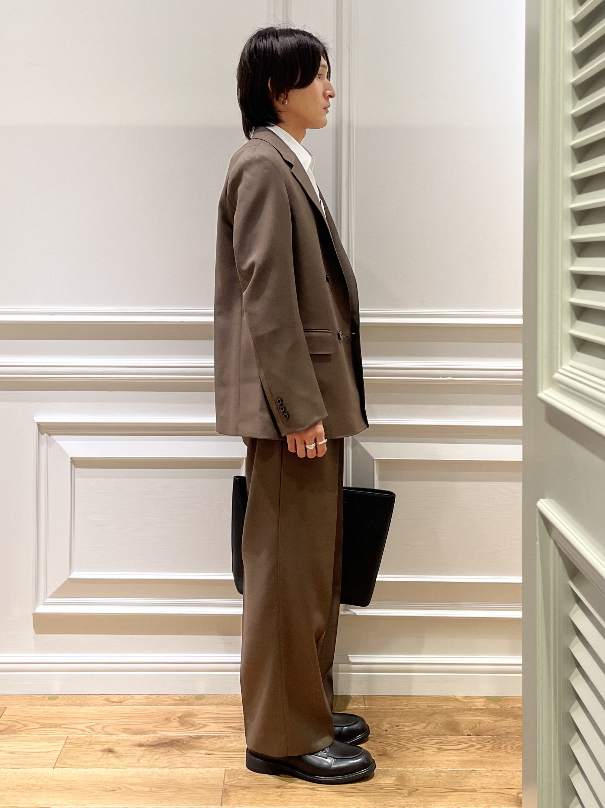 Watanabeさんの「DRESSTERIOR｜【セットアップ可】イージーケア ウールブレンドジャケット」を使ったコーディネート