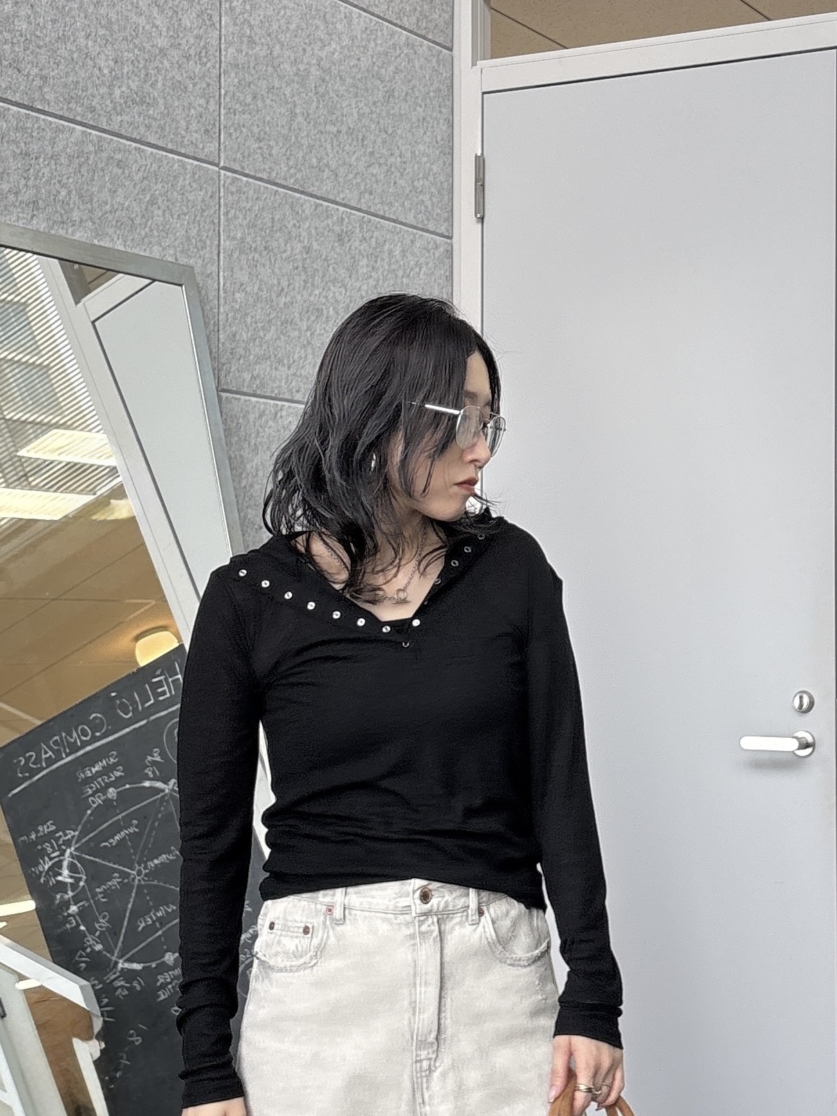 kotakiさんの「INDIVI｜フーディシアーカットソー【LIVE紹介／上枝みどりさん着用】」を使ったコーディネート