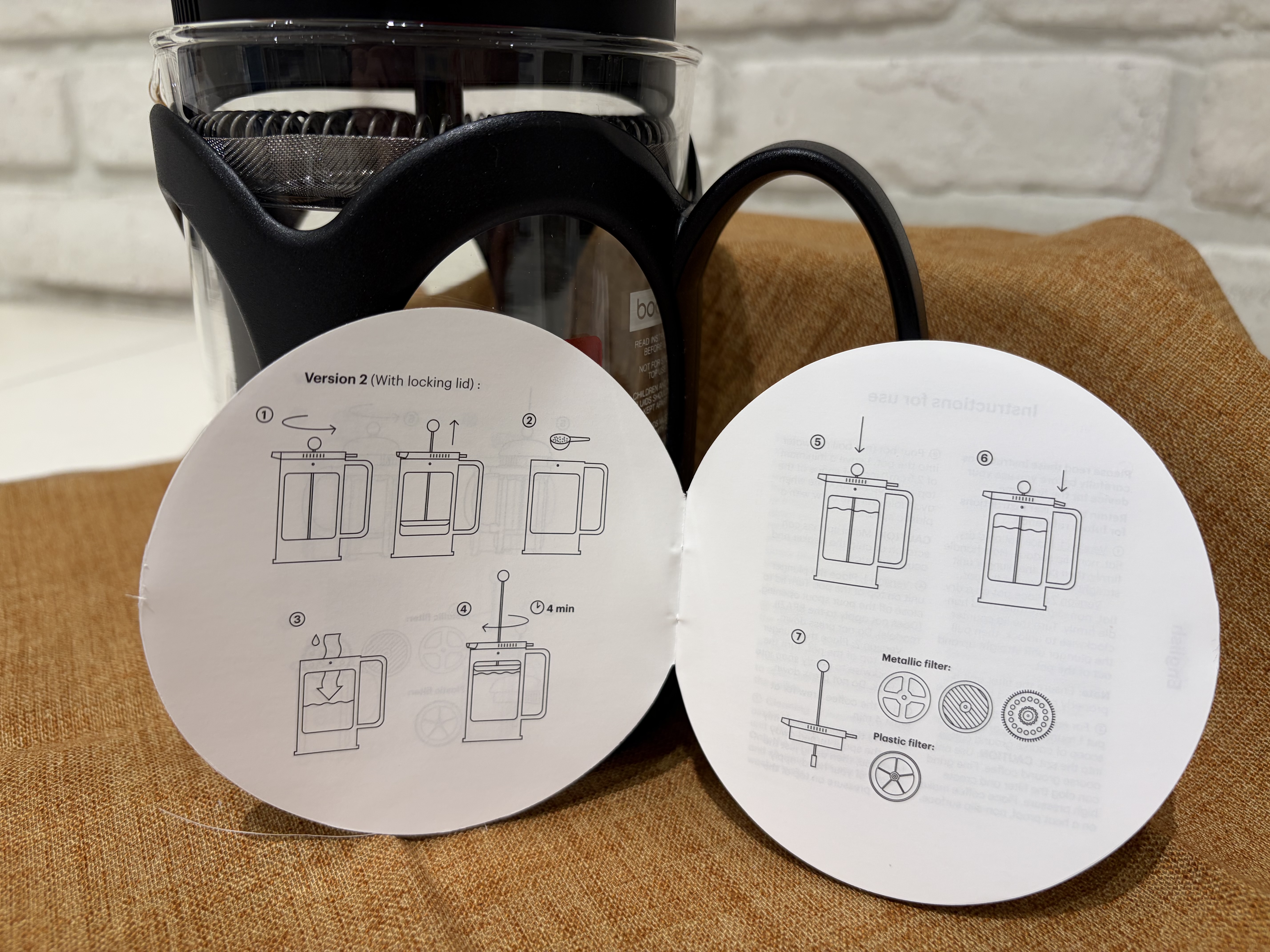 ぶんさんの「212 KITCHEN STORE｜KENIYA フレンチプレスコーヒーメーカ－ 500ml ＜bodum ボダム＞」を使ったコーディネート