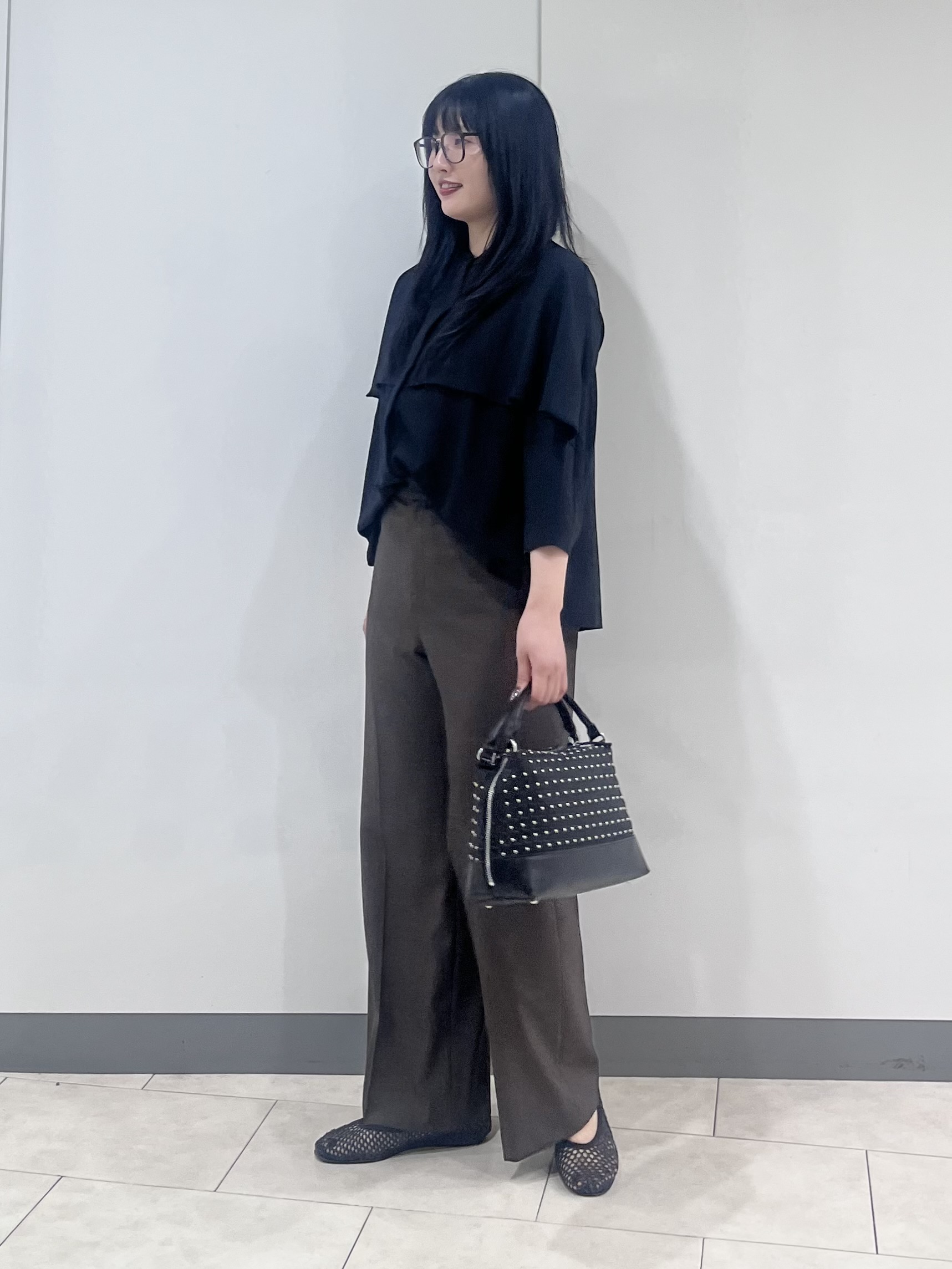hasuさんの「INDIVI｜【洗濯機OK／ストレッチ◎】秋はじめのダブルジャケット」を使ったコーディネート