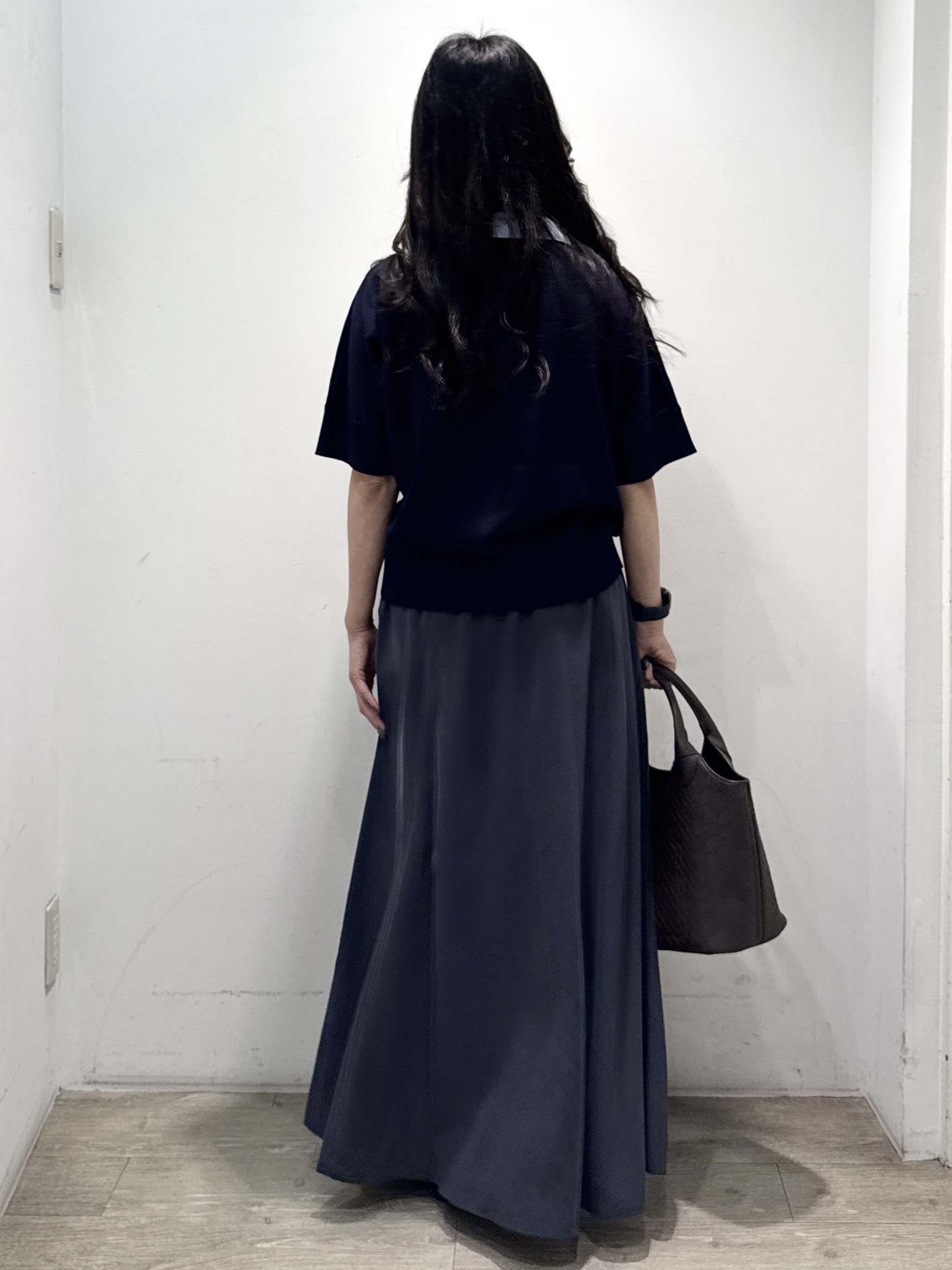 yuicciさんの「OPAQUE.CLIP｜2WAY衿ドッキングニット《洗濯機OK》」を使ったコーディネート