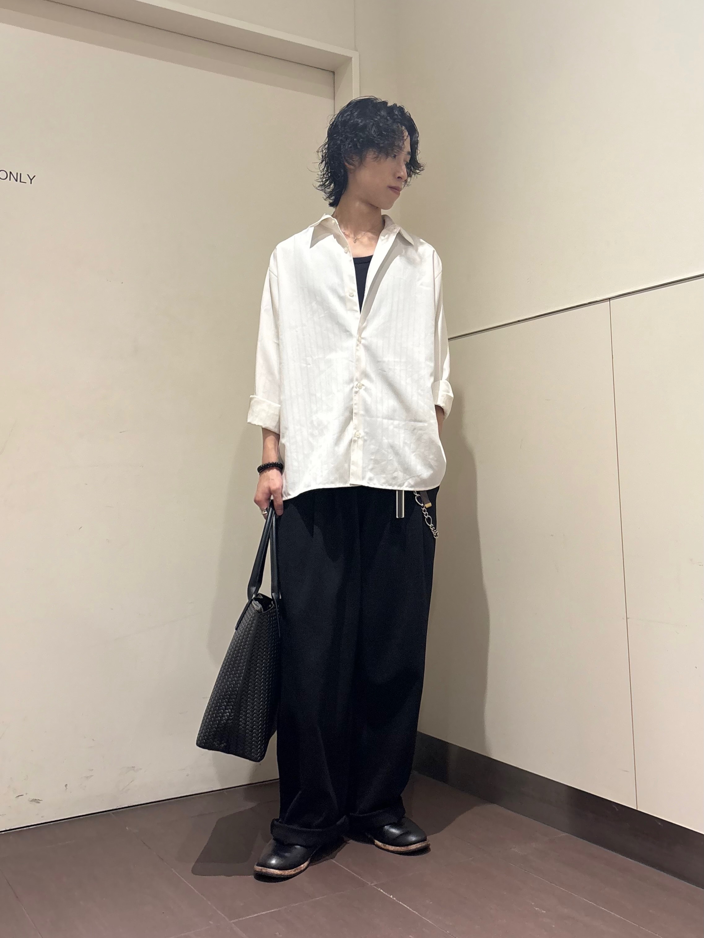 ナノシーさんの「tk.TAKEO KIKUCHI｜【接触冷感/UVカット】ドビーストライプシャツ」を使ったコーディネート