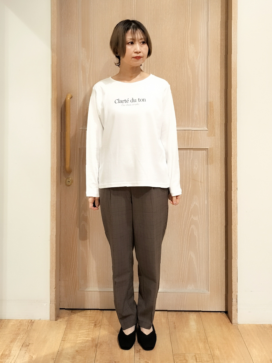 YUKIさんの「SHOO･LA･RUE｜【S-LL/洗濯機可】着痩せシルエット シャーリングシャツカーディガン」を使ったコーディネート
