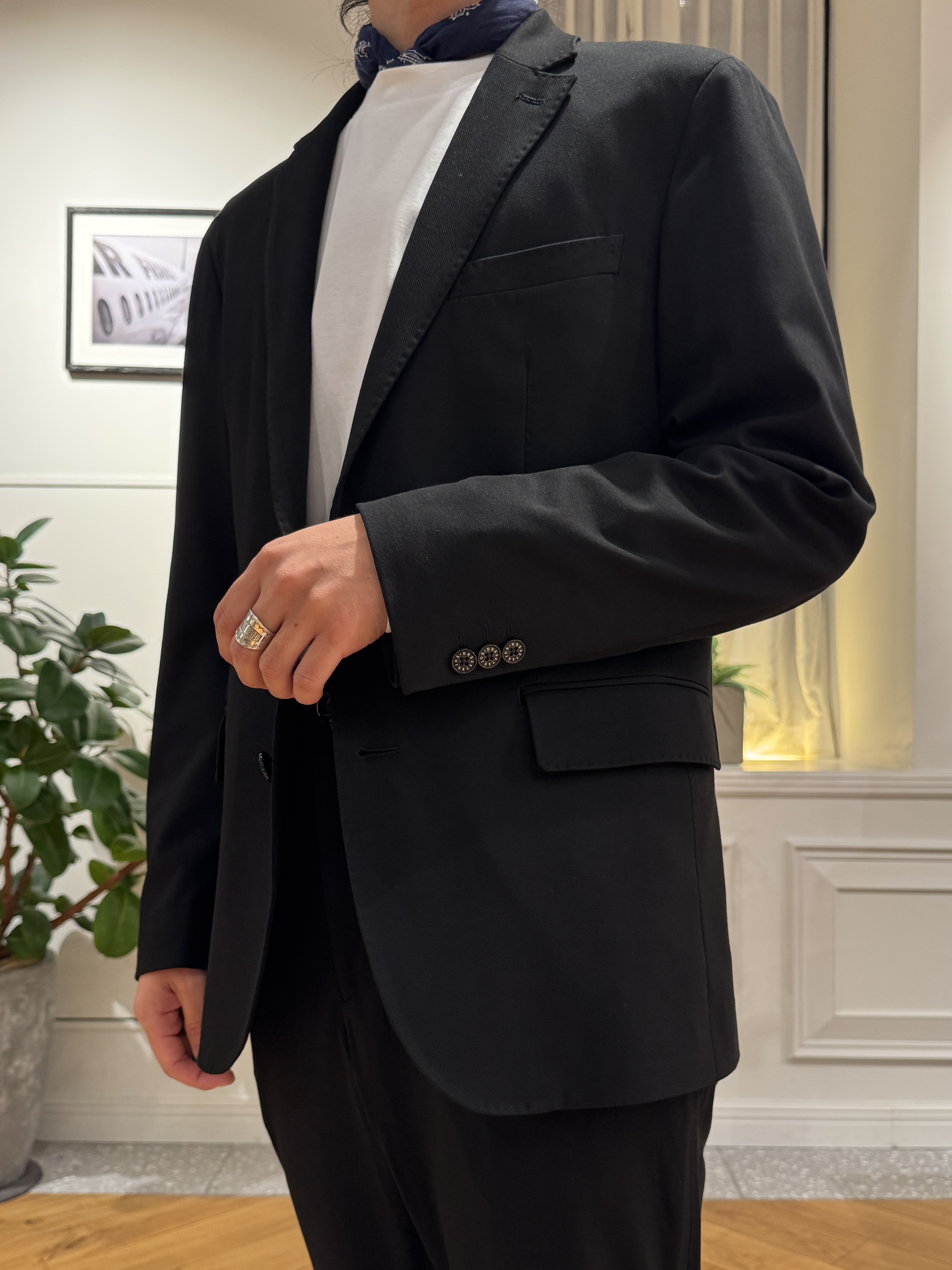 kawarataniさんの「DRESSTERIOR｜【マルチ2WAYストレッチ/セットアップ可/MonoMax10月号掲載】CARREMAN ライトジャ」を使ったコーディネート