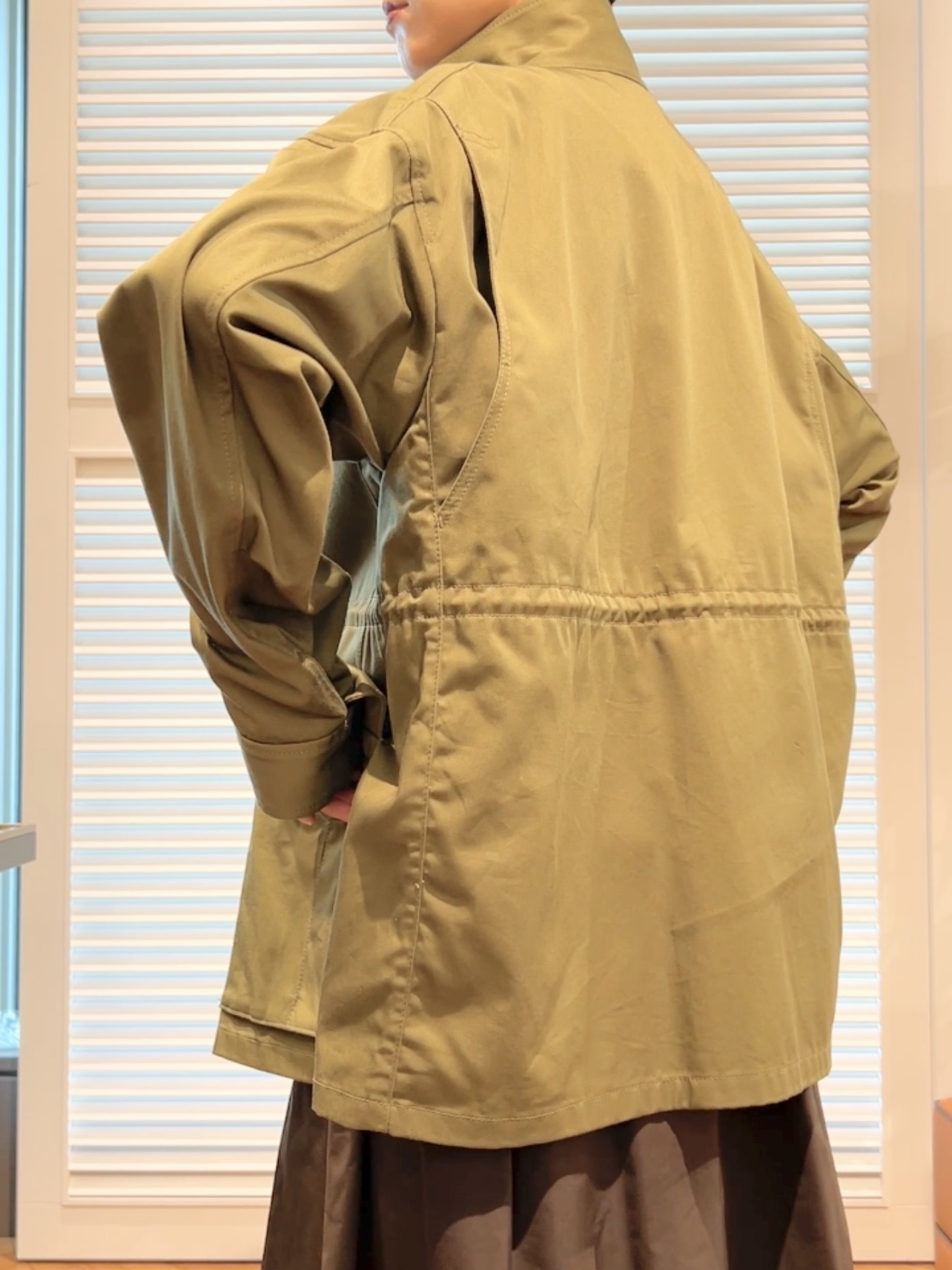 OCHIAIさんの「DRESSTERIOR｜【ウォッシャブル】コンパクトコットンミリタリーブルゾン」を使ったコーディネート