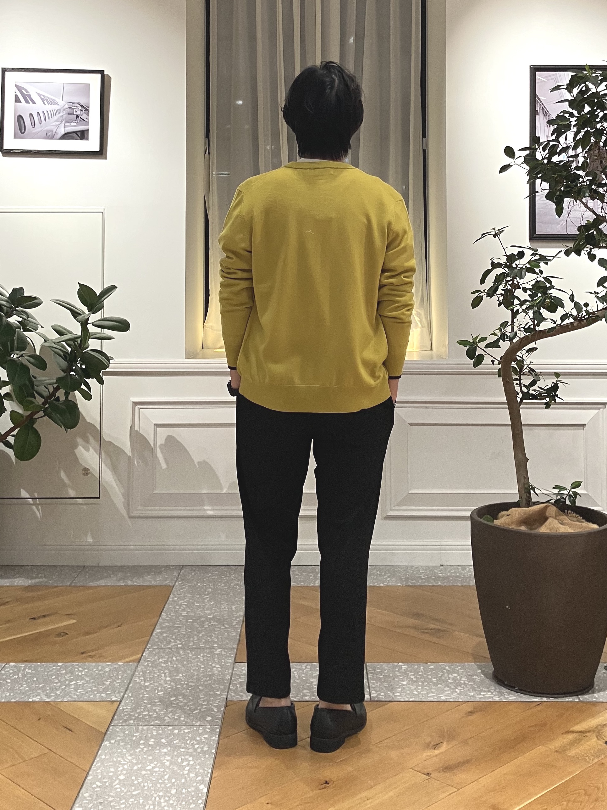 junyaさんの「DRESSTERIOR｜【接触冷感／抗菌防臭／消臭】ICE CLEAR COTTON クルーネックロンT」を使ったコーディネート