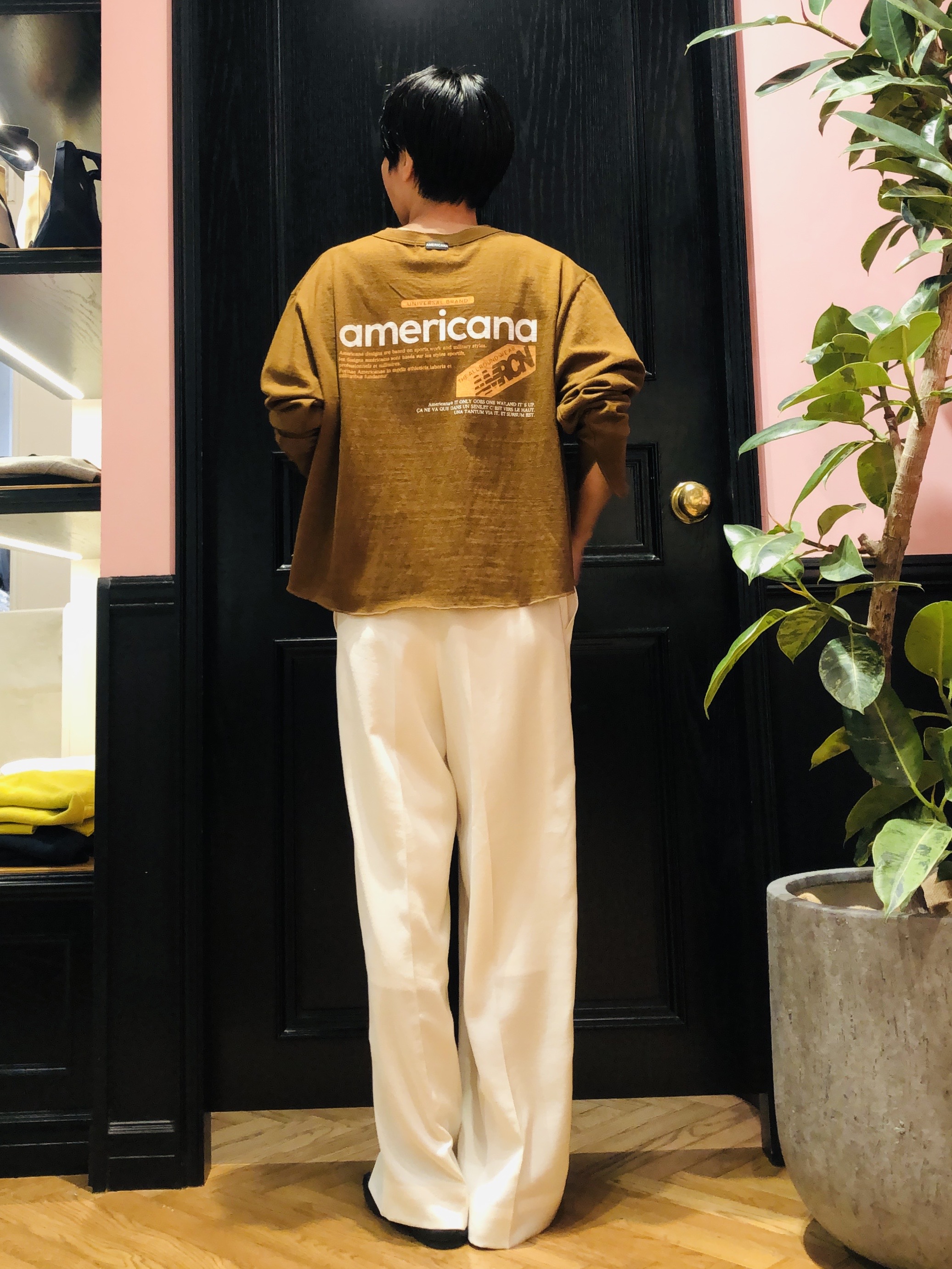 OGATAさんの「DRESSTERIOR｜サテンイージーパンツ」を使ったコーディネート