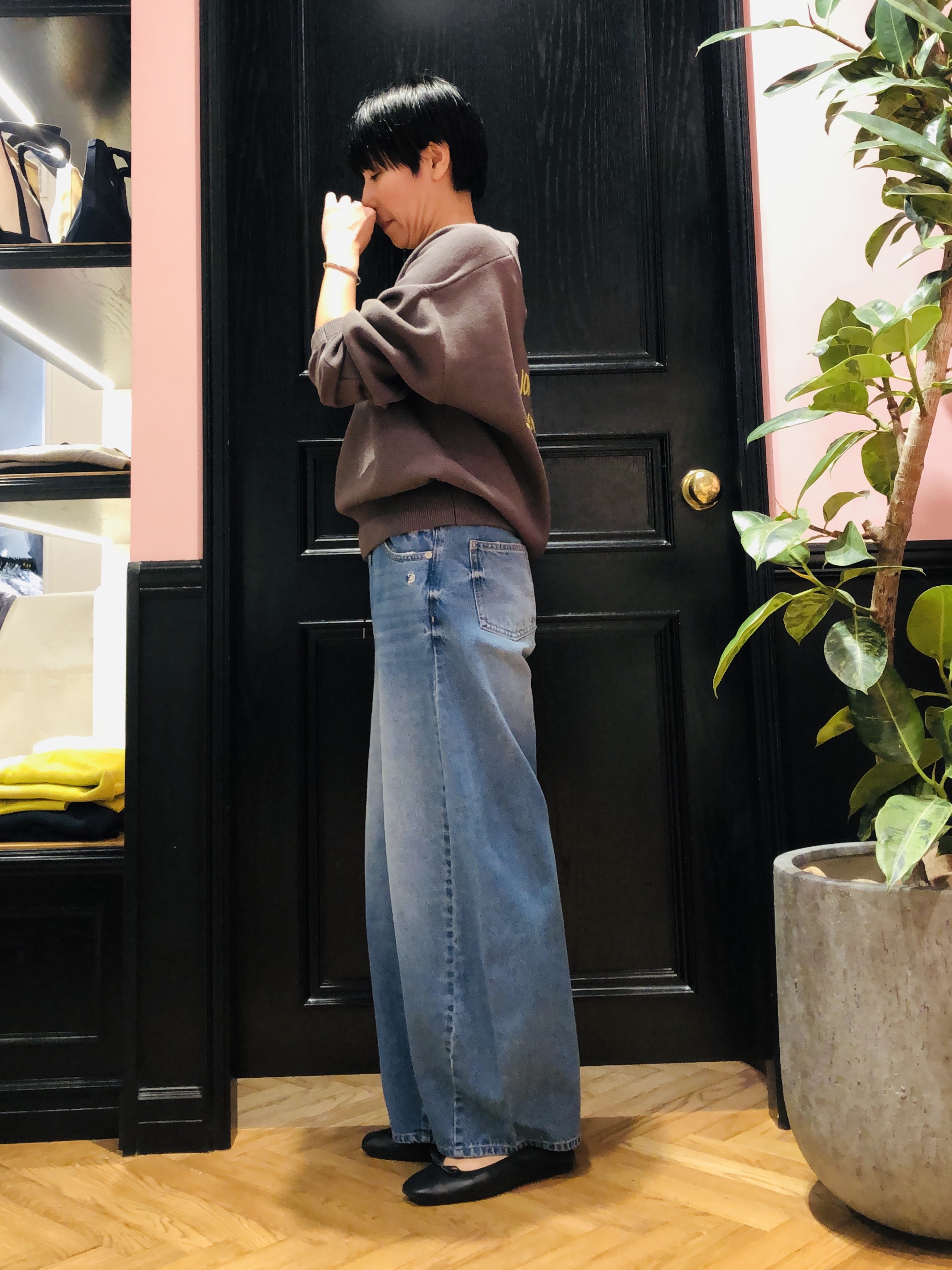 OGATAさんの「DRESSTERIOR｜ドロスト バギーカービーデニム」を使ったコーディネート