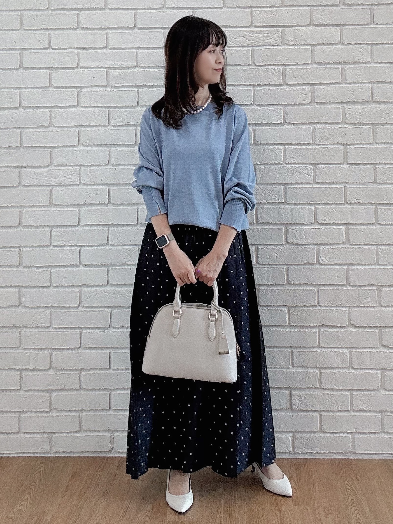 makiさんの「UNTITLED｜【セレモニー】淡水パールショートネック」を使ったコーディネート