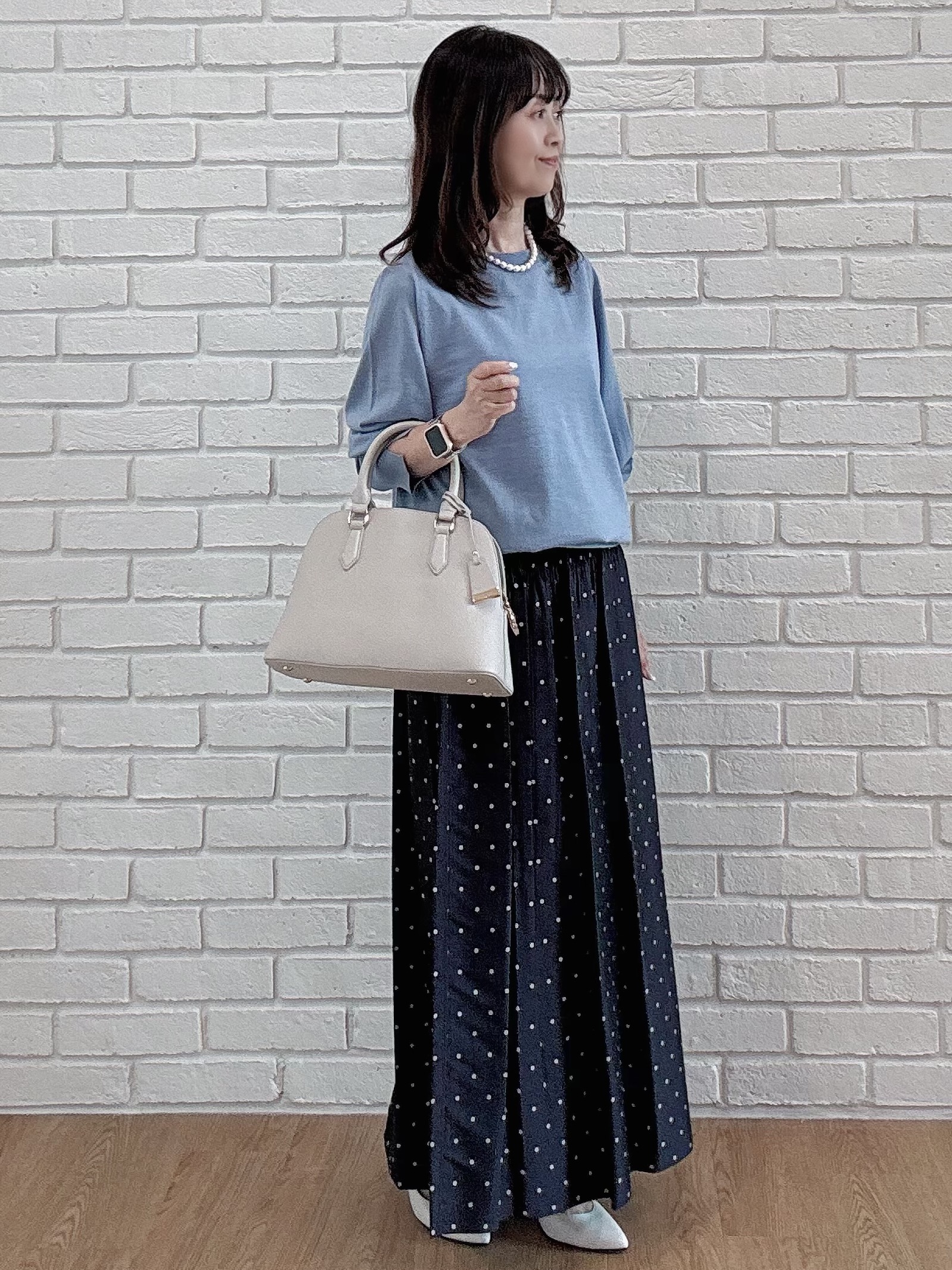 makiさんの「UNTITLED｜【セレモニー】淡水パールショートネック」を使ったコーディネート