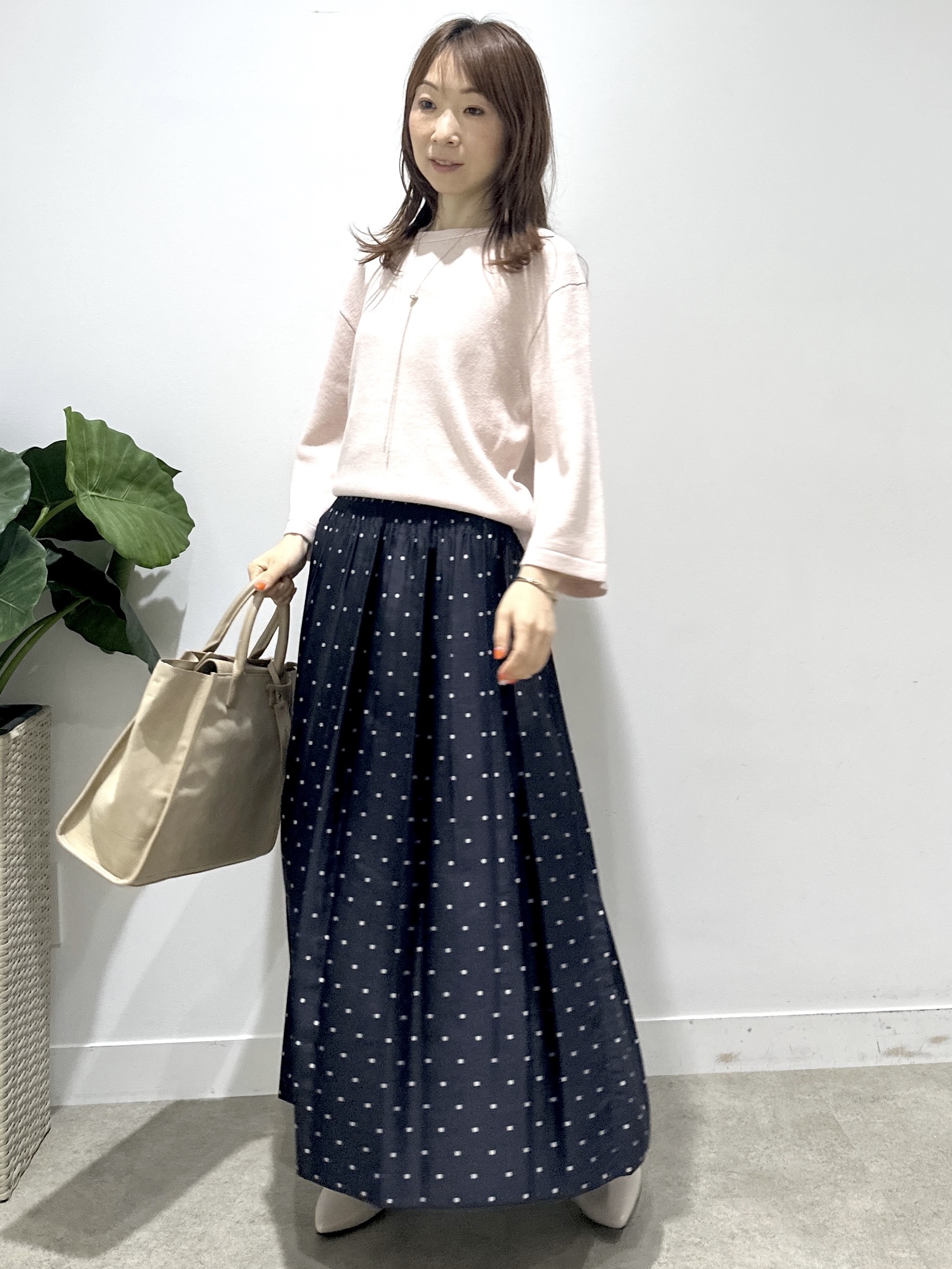 Miwaさんの「UNTITLED｜【ステンレス】チェーンラリエット」を使ったコーディネート