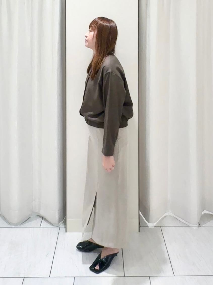 ʏᴜᴋɪᴋᴏさんの「UNTITLED｜【セットアップ可/秋羽織り】メランジツイルシャツ」を使ったコーディネート
